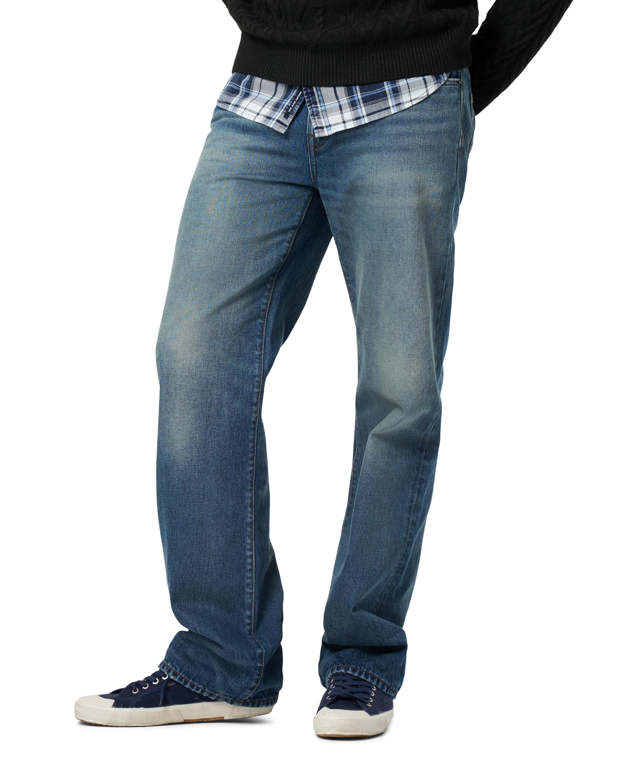 Buffalo David Bitton Men's Easy Fit Ruffer Jean Heritage Authentic Denim, Dirty Wash, 30W x 32L