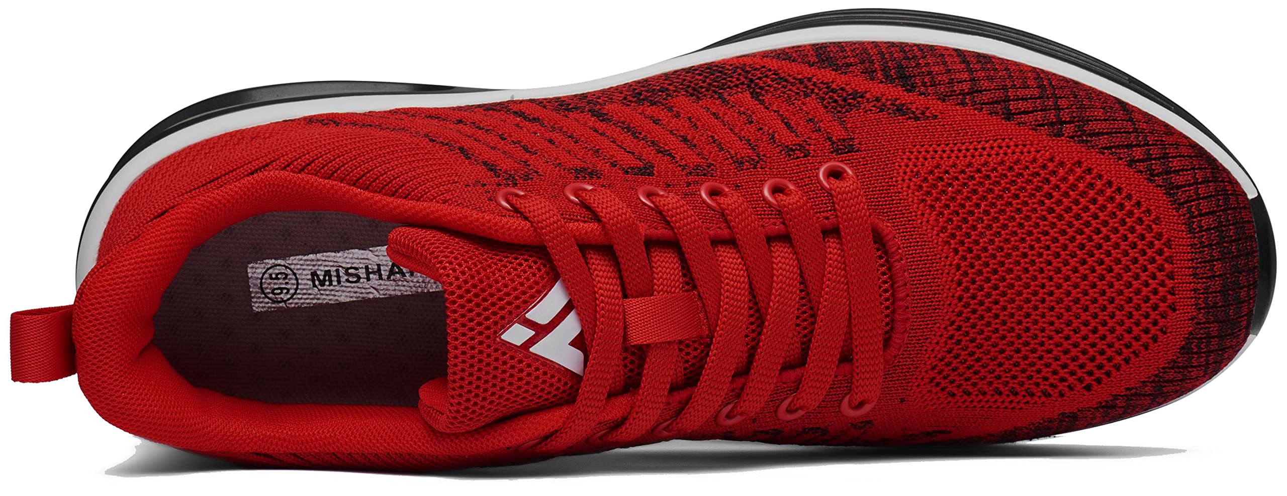Mishansha Running Shoes for Men Sneakers Air Cushion Walking Shoes Comfortable Tennis Shoes Breathable Trail Running Shoes Cornell Red US 7.5