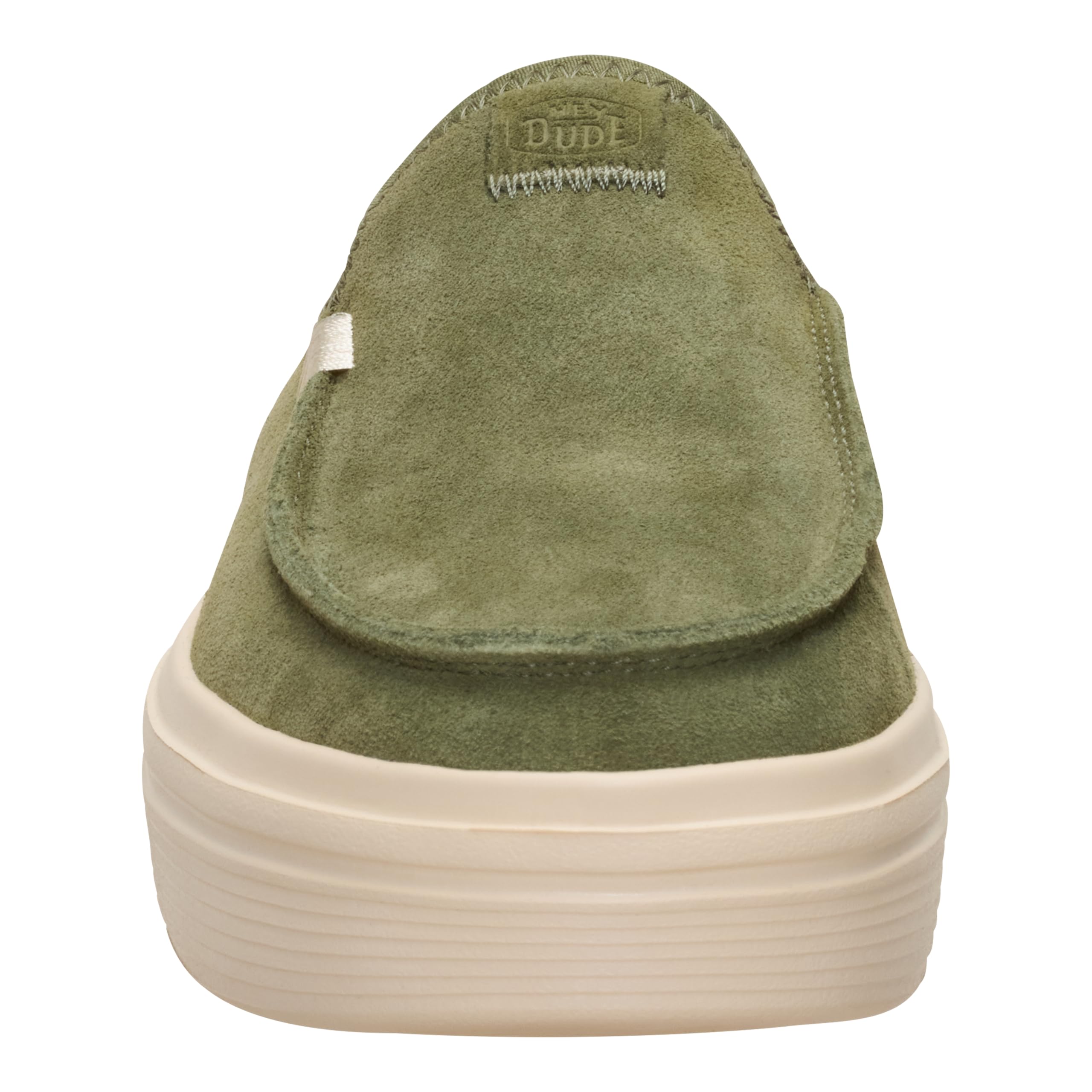 HEYDUDE Austin Lift Classic Moss Size 5, Women’s Shoes, Slip-on Loafers, Comfortable & Light-Weight