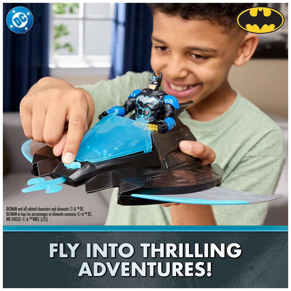 DC Comics, Batman Ninja Strike Katana Blade Batwing and 6" Action Figure, Super Hero Kids Toys for Boys and Girls Ages 3 & Up