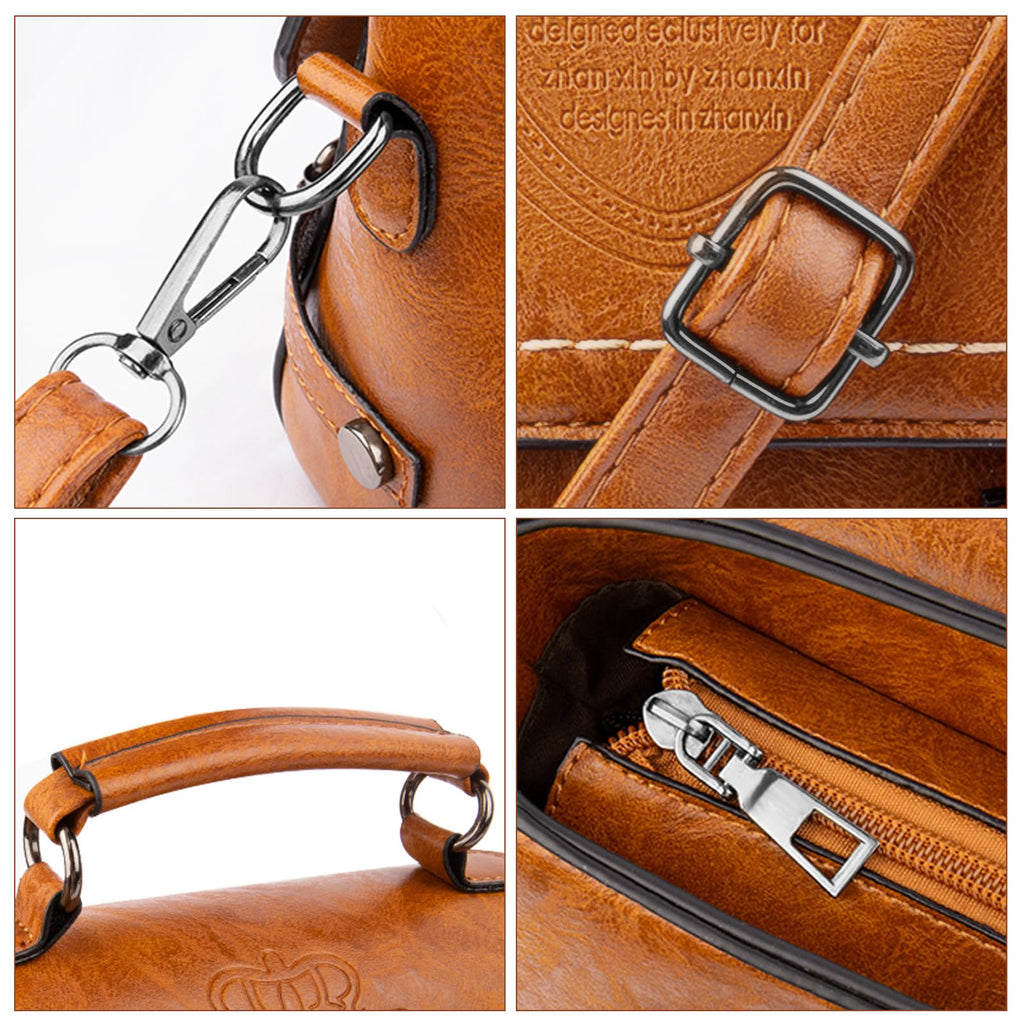Crossbody Purses for Women, Cute Soft PU Leather Small Purse Handbags, Trendy Tote Clutch Purses Ladies Shoulder Bag