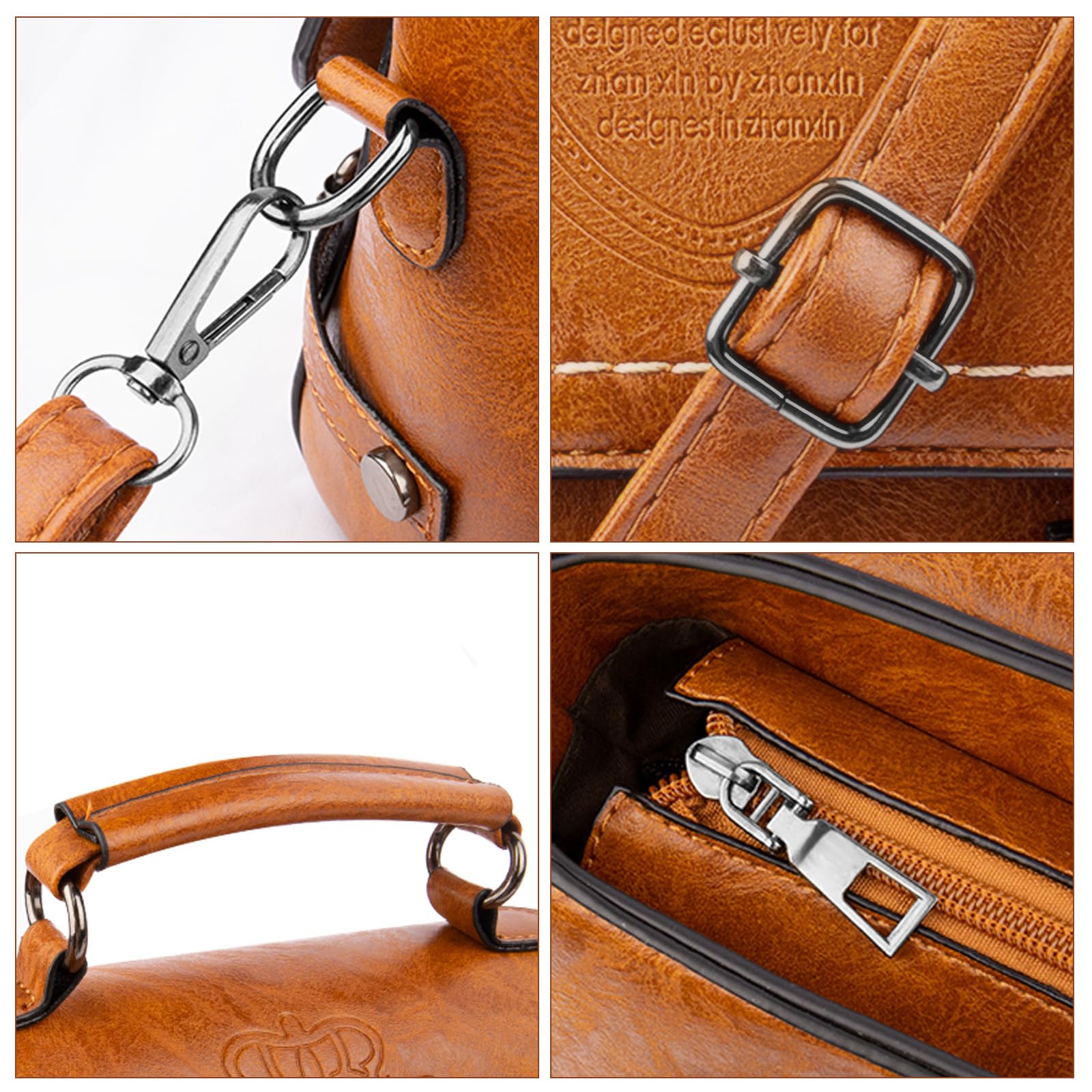 Crossbody Purses for Women, Cute Soft PU Leather Small Purse Handbags, Trendy Tote Clutch Purses Ladies Shoulder Bag