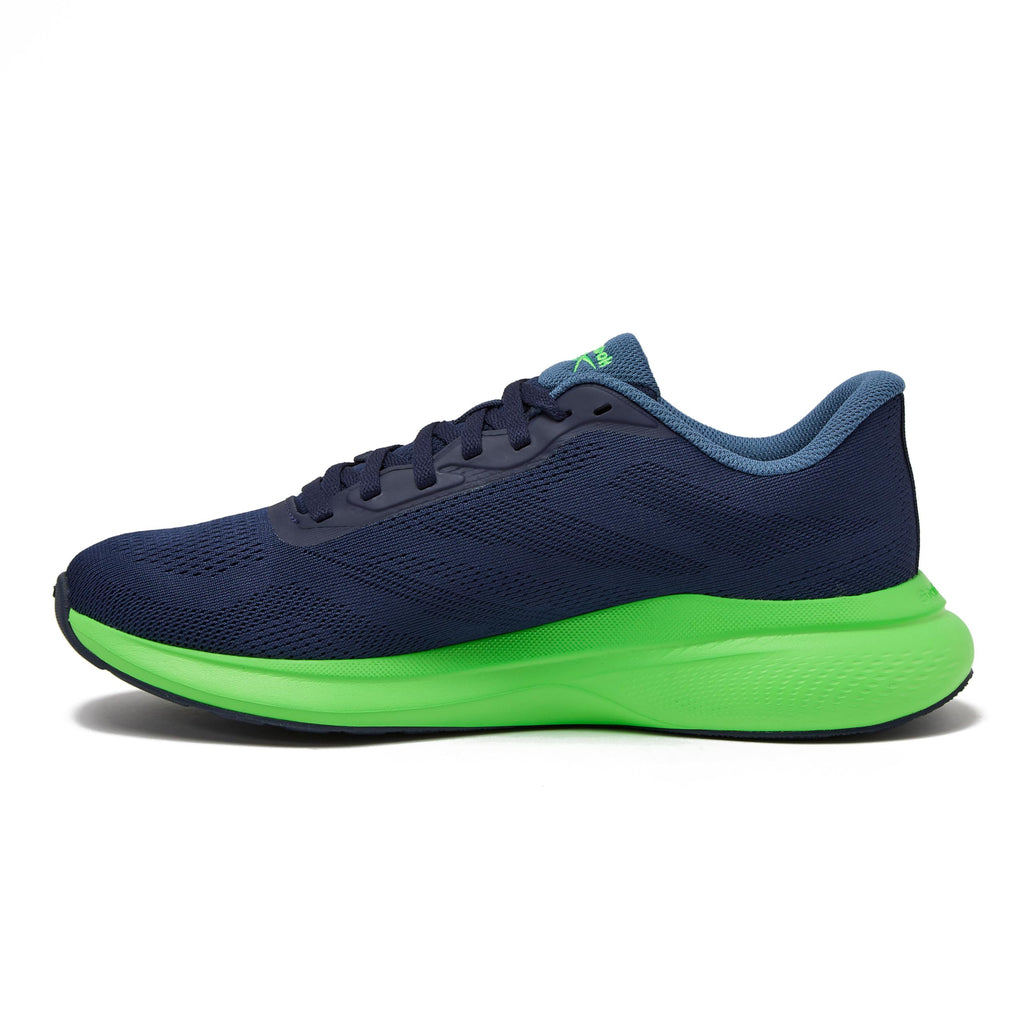 Reebok Energen Run 4 Running Shoes for Men, Lightweight Athletic Mens Sneakers Size 6.5 to 14, White or Black, Vector Navy/Twilight Blue/Solar Lime, 10.5