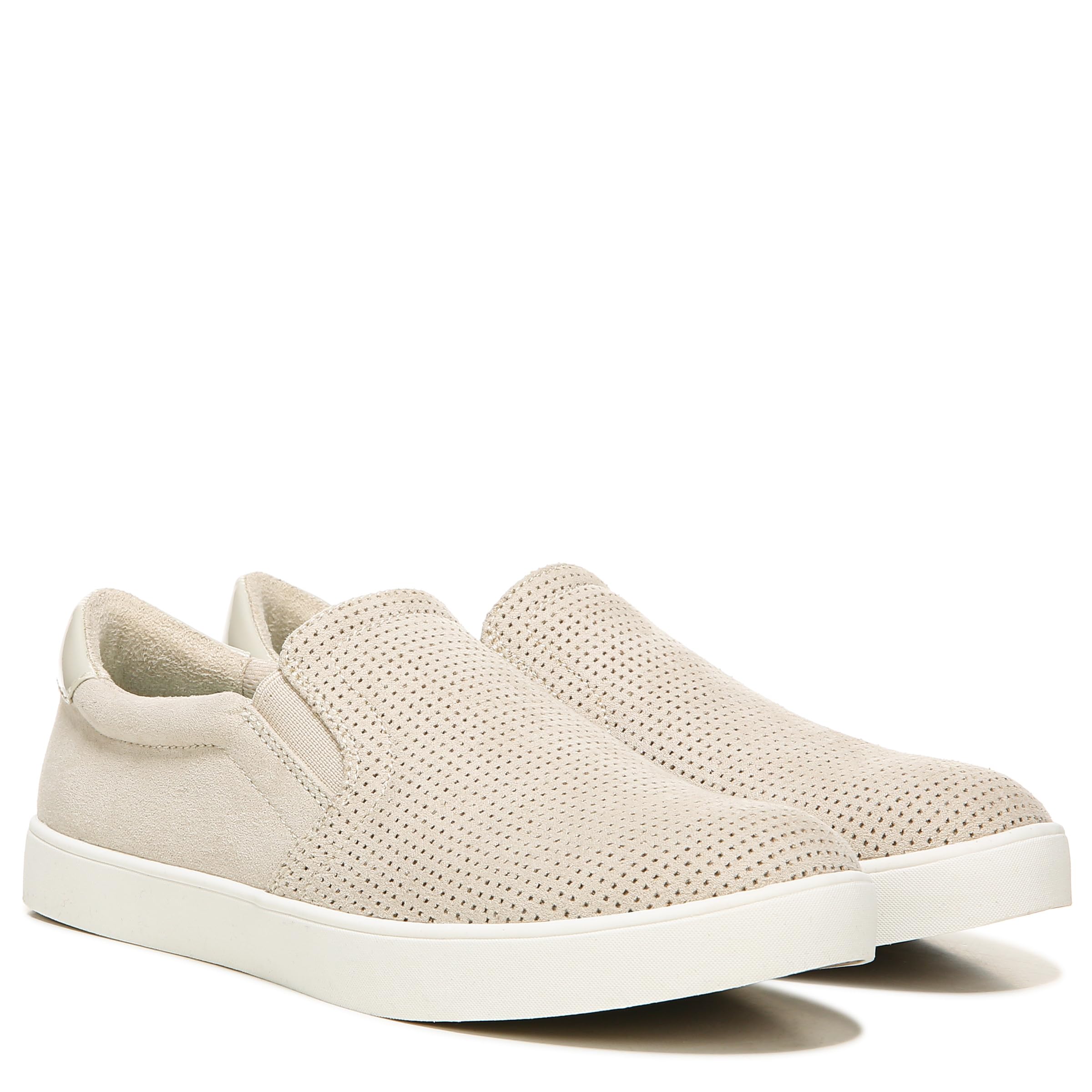 Dr. Scholl's Shoes Women's Madison Slip On Fashion Sneaker, Oyster Microfiber, 9 Wide