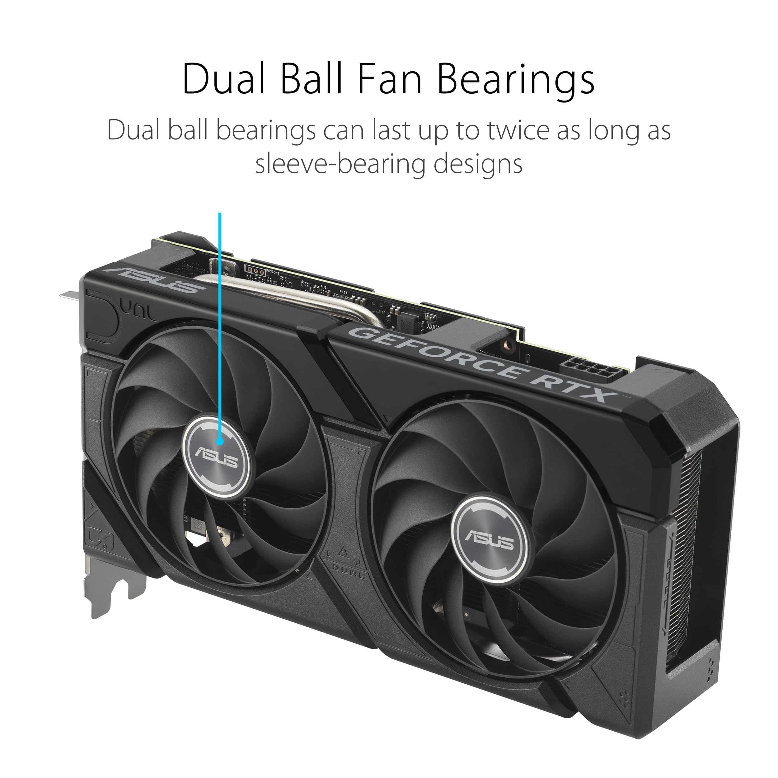 ASUS Dual GeForce RTX™ 4070 EVO OC Edition 12GB GDDR6X is Designed for Broad Compatibility, with a 2.5-Slot Design, Axial-tech Fan Design, 0dB Technology, Auto-Extreme Technology, and More (Renewed)