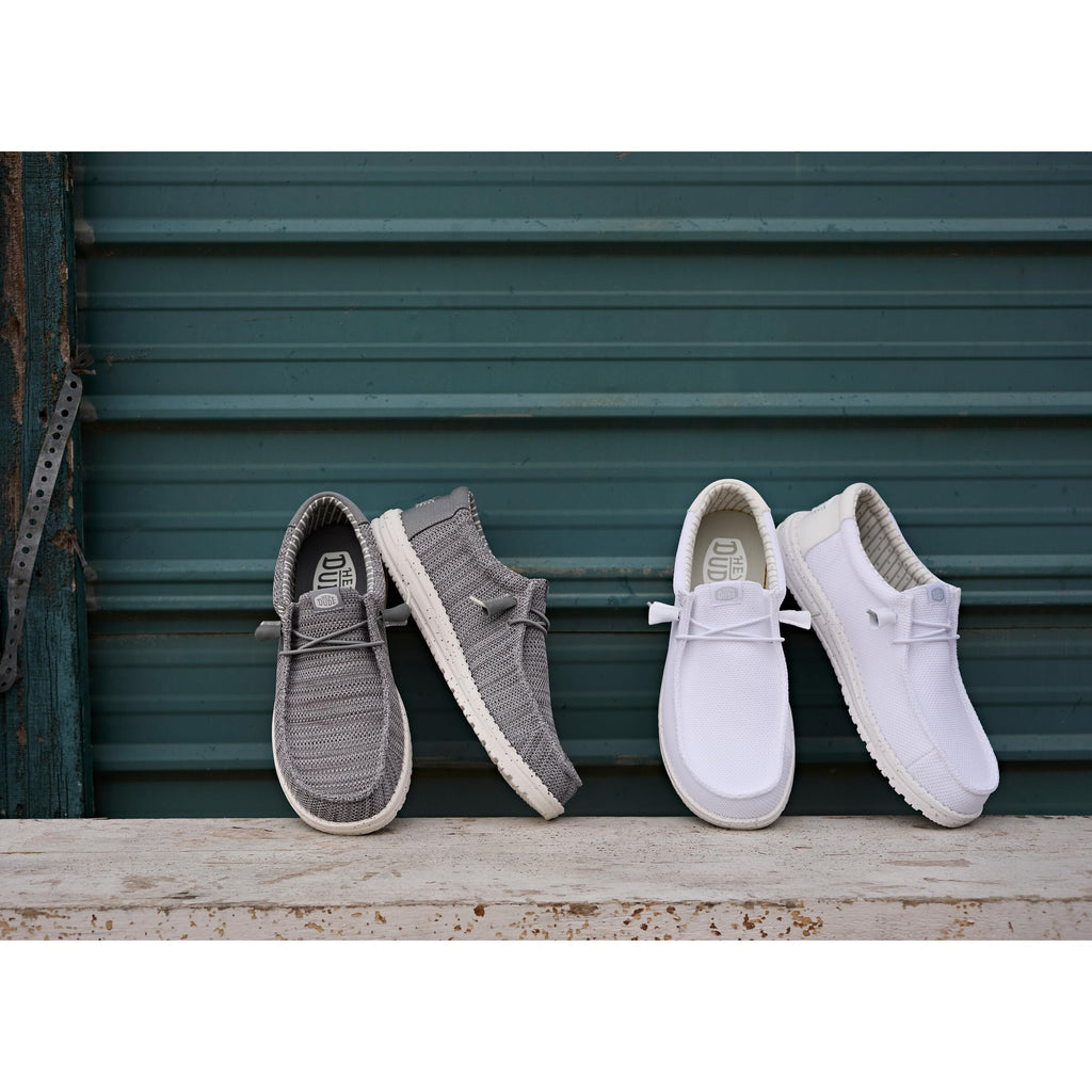 HEYDUDE Wally Stretch Sox - White