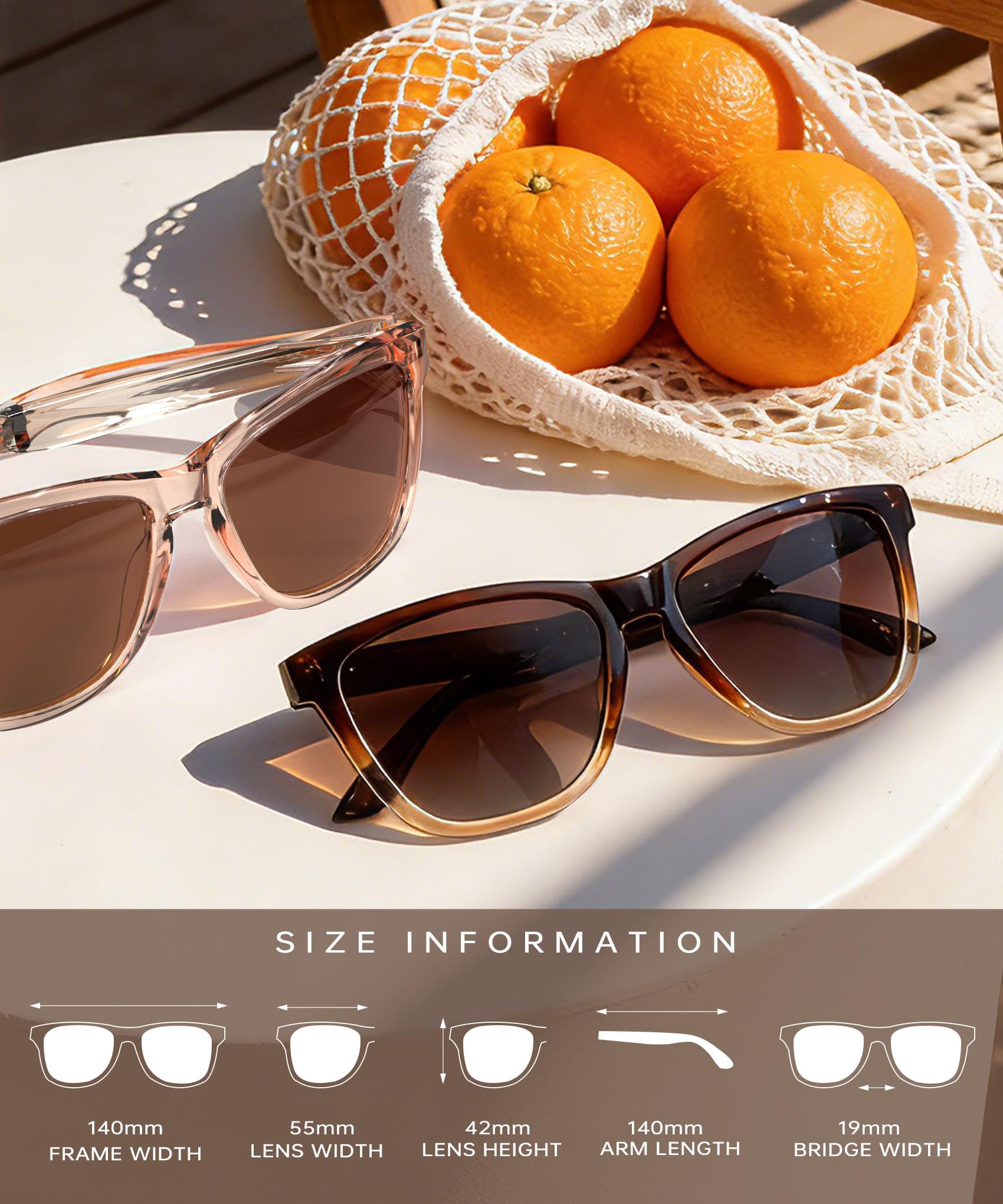 KALIYADI Womens-Sunglasses Polarized Sunglasses-Womens Trendy: Retro Sun Glasses with UV Protection for Travel Driving