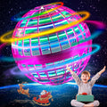 SUMMERLANGUAGE Flying Orb Ball Toy - 2025 Upgraded Magic Flying Orb Toy with LED Light 360°Rotating, Boomerang Flying Toys Indoor Outdoor Fun Games, for 6 7 8 9 10 12+ Year Old Kids Boys Girls Adults