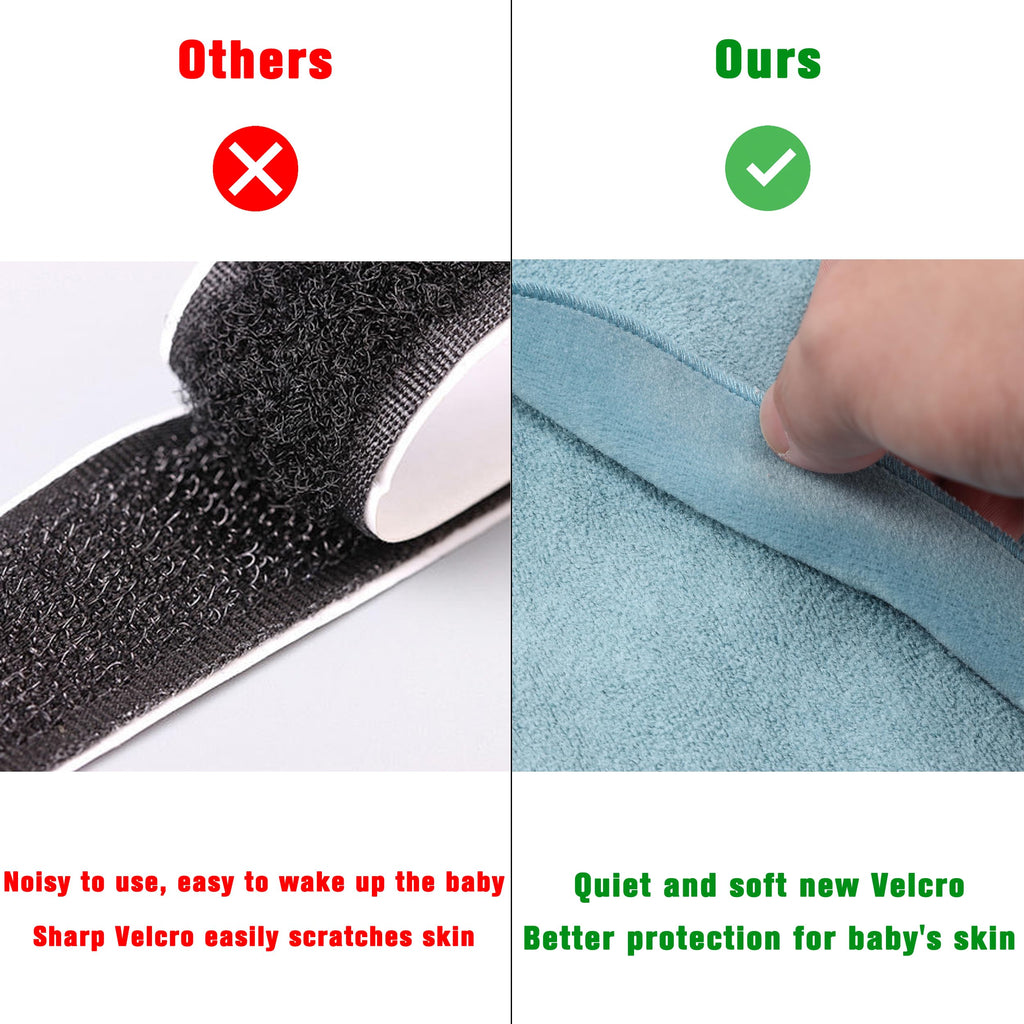 Fleece Newborn Sleep Sack Baby Swaddle,3-Way Adjustable Wearable Blanket,2 Pack Fleece Swaddling Sleeping Bag TOG 2.0， (Brown & Dark Green, 6-12 Months)