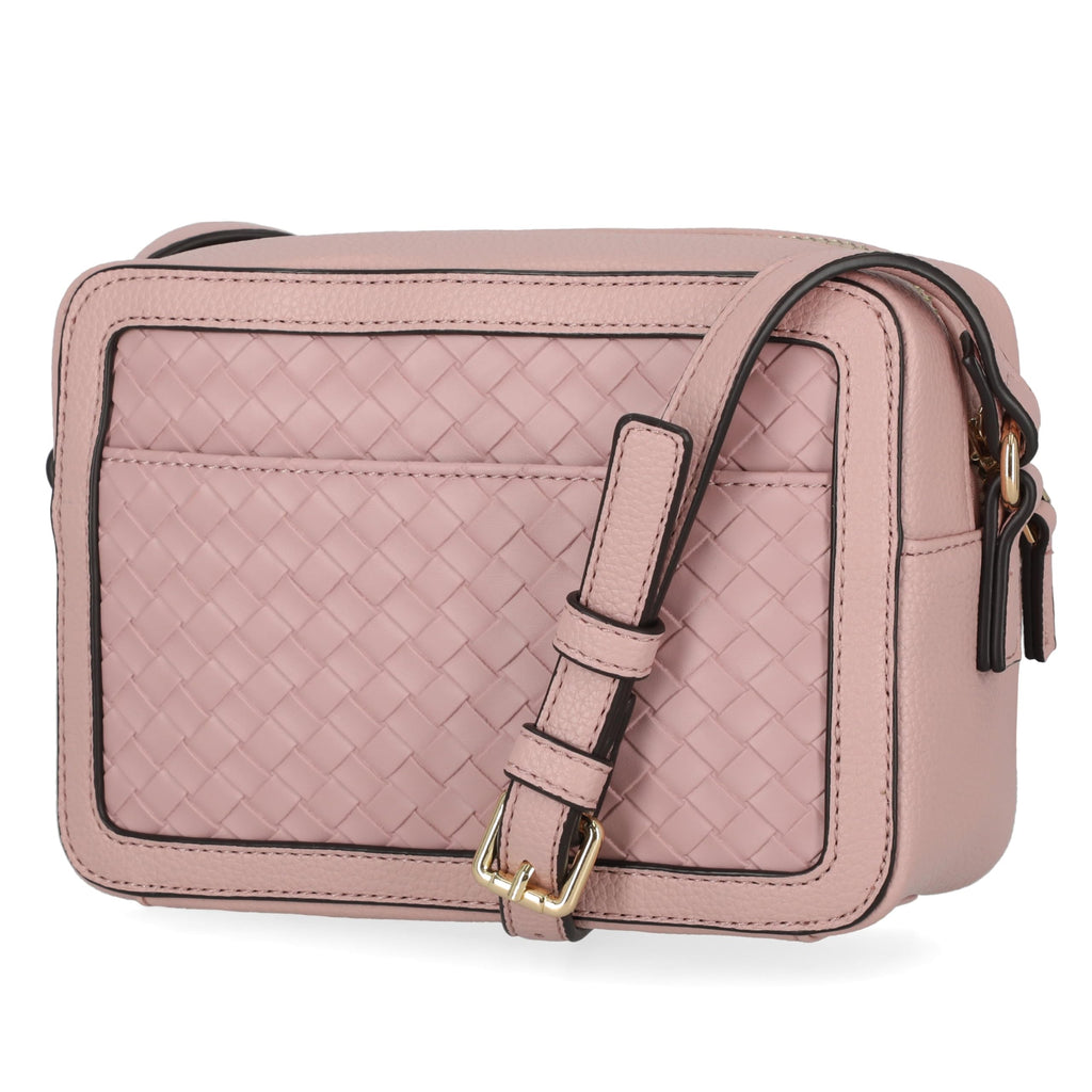 Nautica Women's Candid Camera Adjustable Crossbody Bag in Blush (Woven)