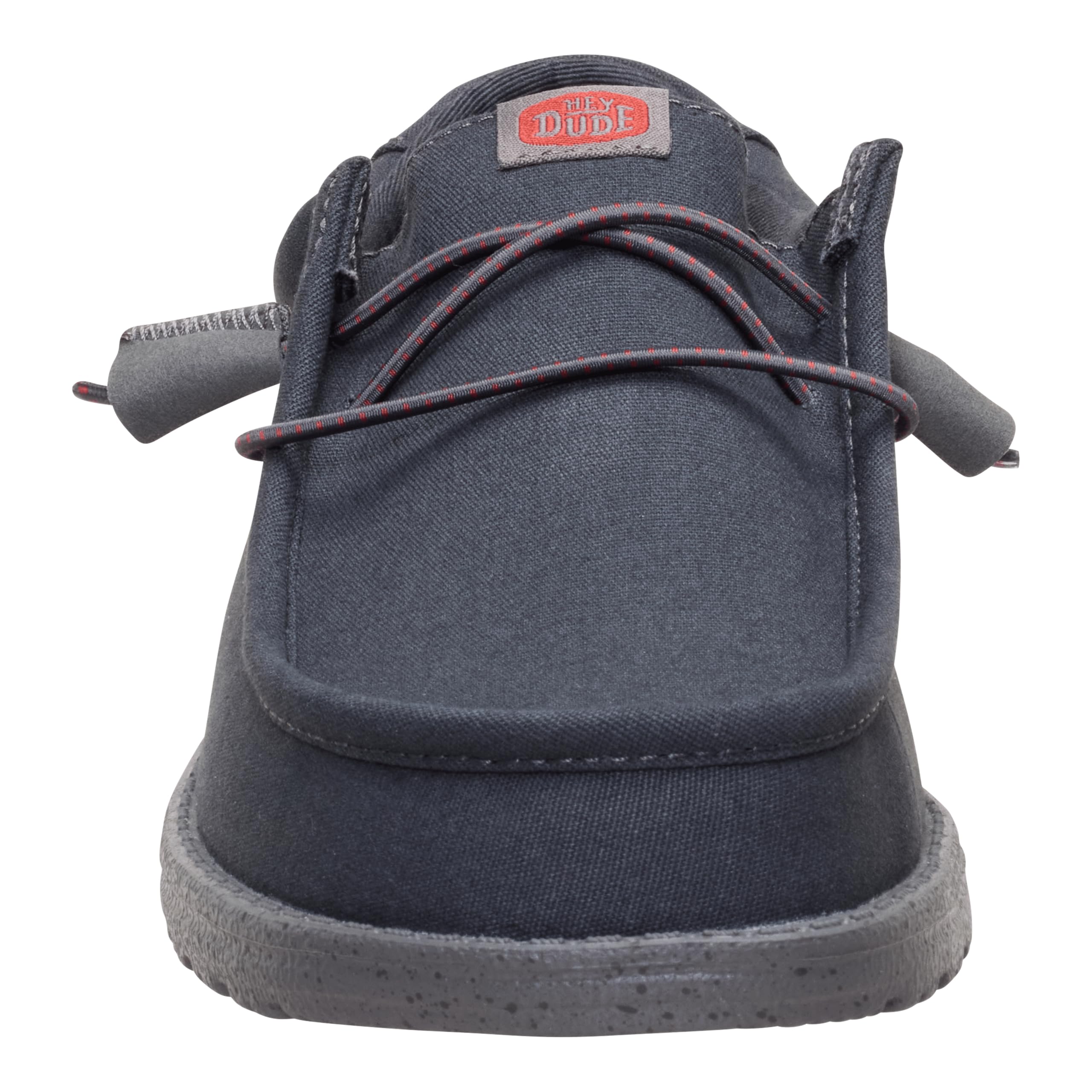 HEYDUDE Men's Wally Canvas Dark Grey Size 11, Men’s Shoes, Slip-on Loafers, Comfortable & Light-Weight