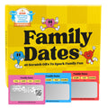 Happy Duo Family Dates 40 Scratch Off Cards – Fun Activities & Date Night Ideas for Kids and Parents – Adventure Card Game for Families – Valentine Gift for Kids & Family Nights