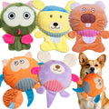 GZQKUSO 5-Pack Squeaky Dog Toys, Stuffed Plush Dog Toys with Squeak Crinkle Sounds to Keep Dogs Busy, Puppy Toys for Small, Medium, and Large Dogs
