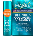 MAREE Under Eye Balm Stick with Retinol & Ceramide Complex – Facial Moisturizer for Dark Circles & Wrinkles – Under Eye Brightener Stick, Anti-Wrinkle Hydrating Face Skincare