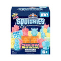 Elmer's Squishies, Kids DIY Activity Kit, Squishy Glow in the Dark Toys, Creates 2 Mystery Characters, 13 Piece Set - Slime Fun, Crafts, Holiday Gift for Ages 6+
