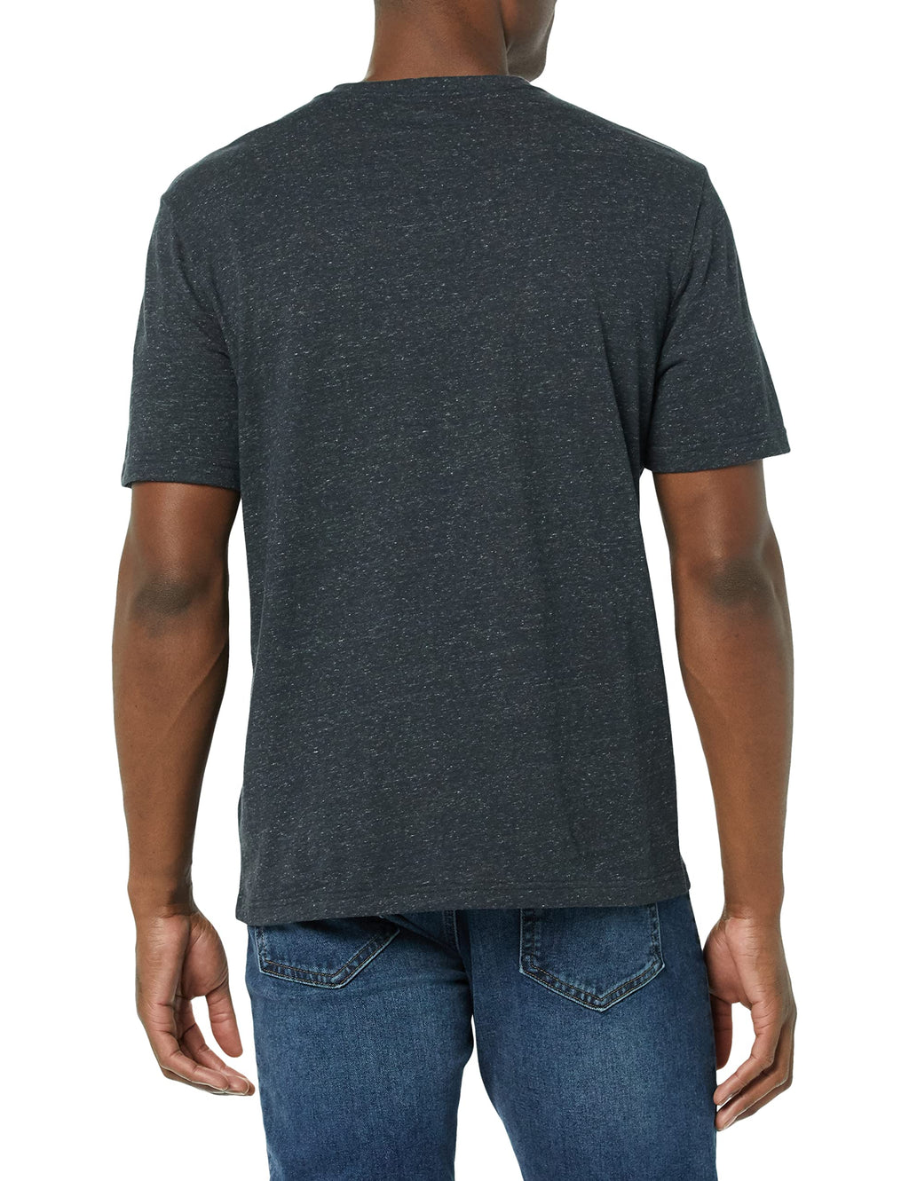 Amazon Essentials Men's Short-Sleeve V-Neck T-Shirts, Pack of 2, Charcoal Heather, 4X-Large Big