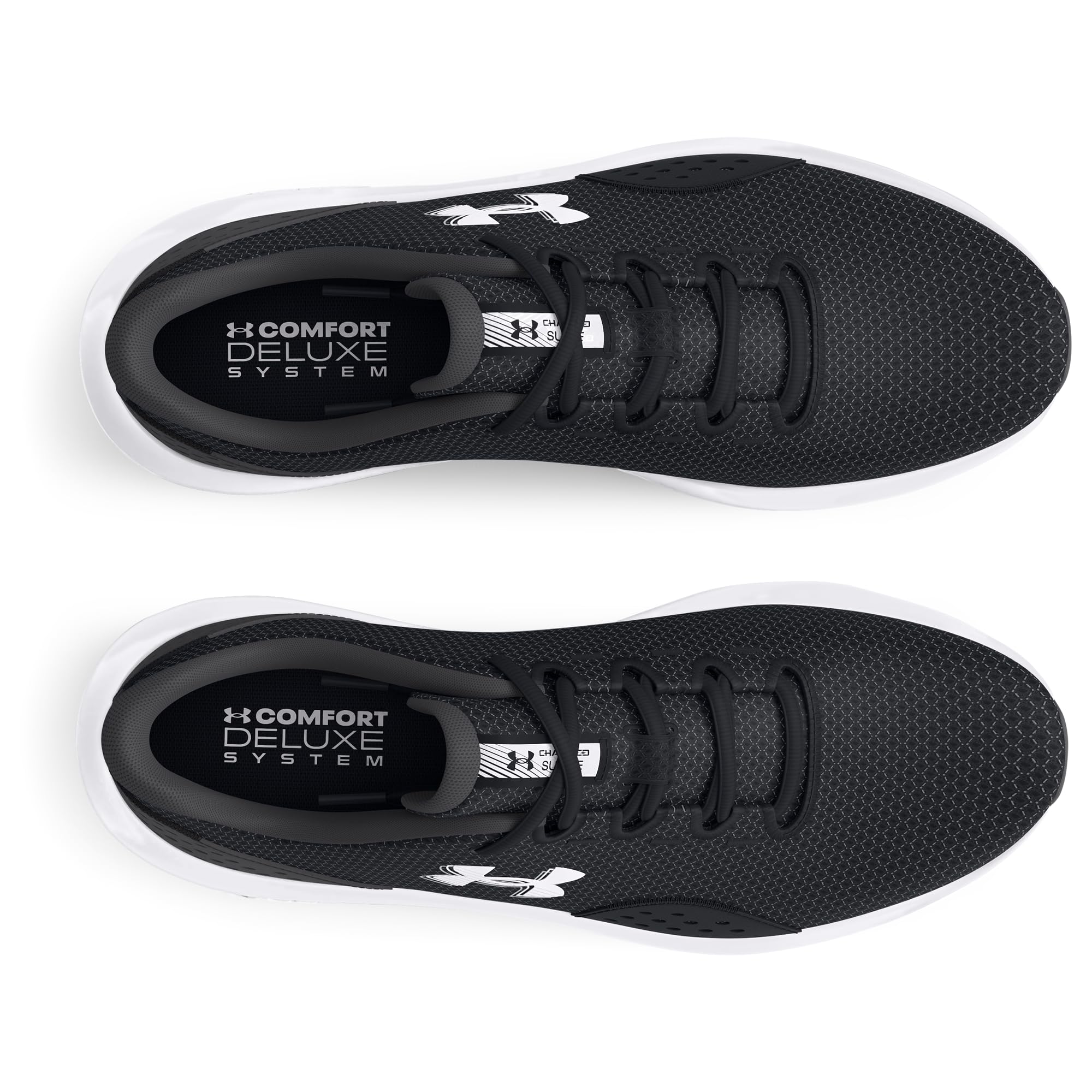 Under Armour Men's Charged Surge 4, (001) Black/Anthracite/White, 11.5, US