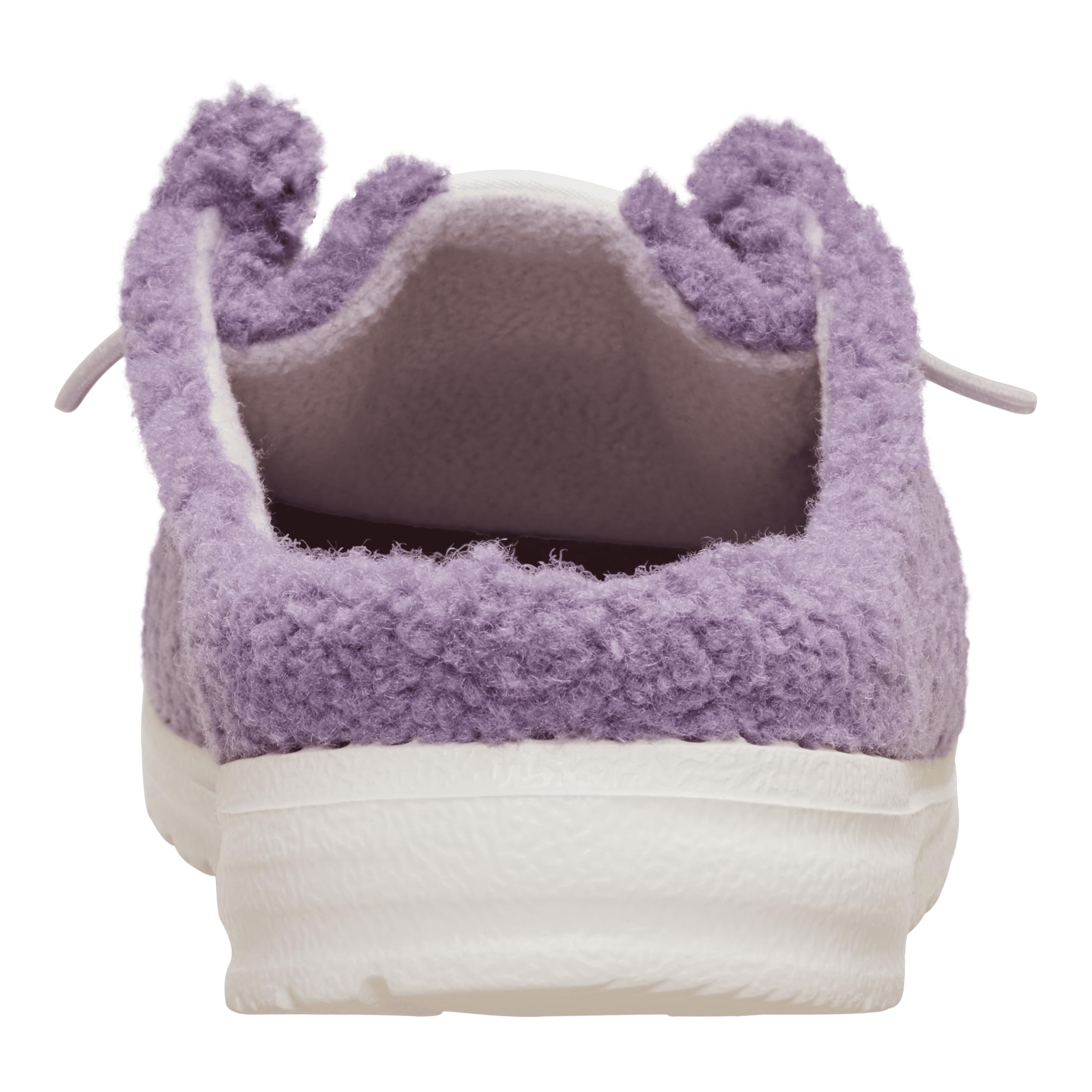 HEYDUDE Wendy Slip Sherpa Purple Ash Size 8, Women’s Shoes, Slip-on Mules, Comfortable & Light-Weight
