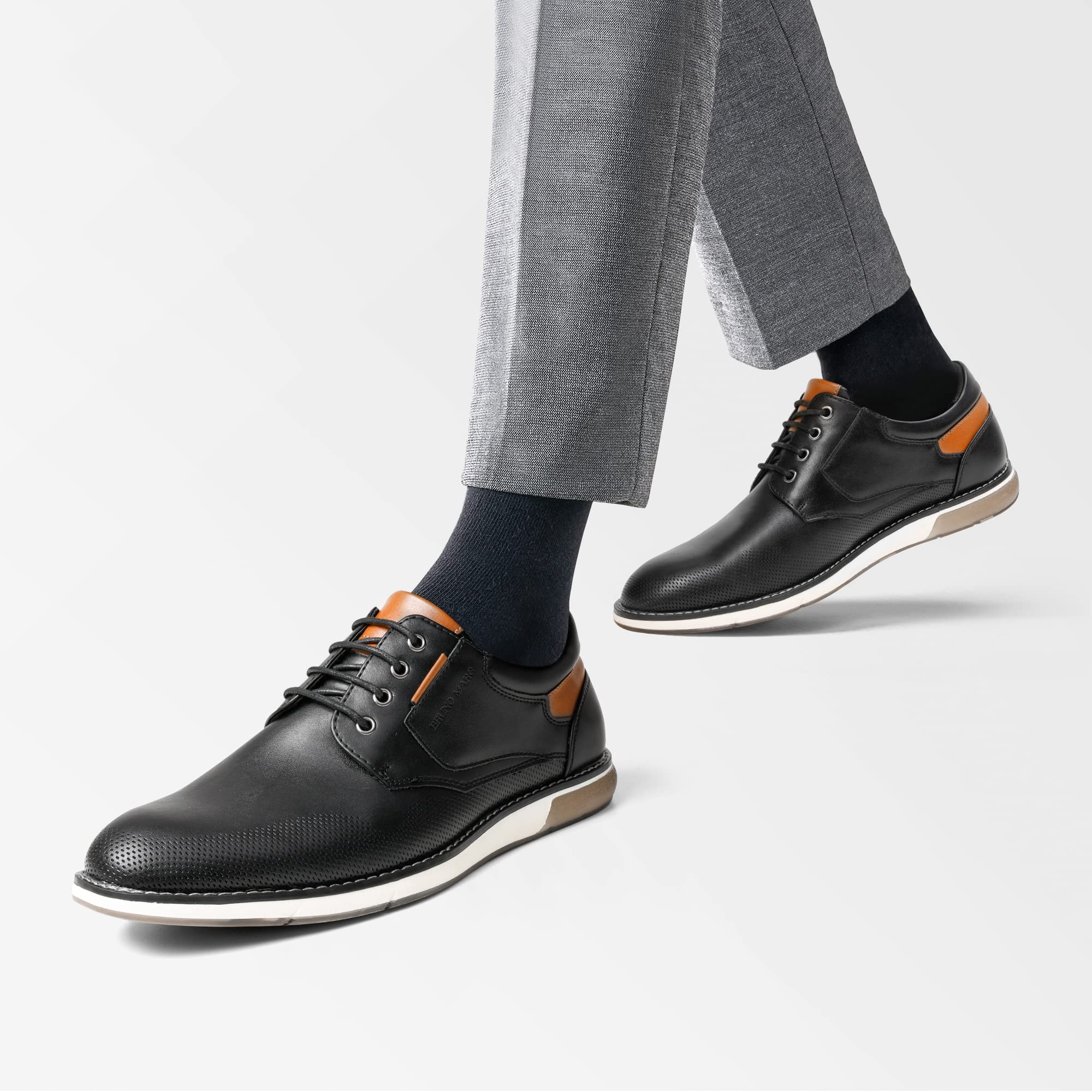 Bruno Marc Men's Casual Dress Shoes,Size 13,Black,SBOX2336M