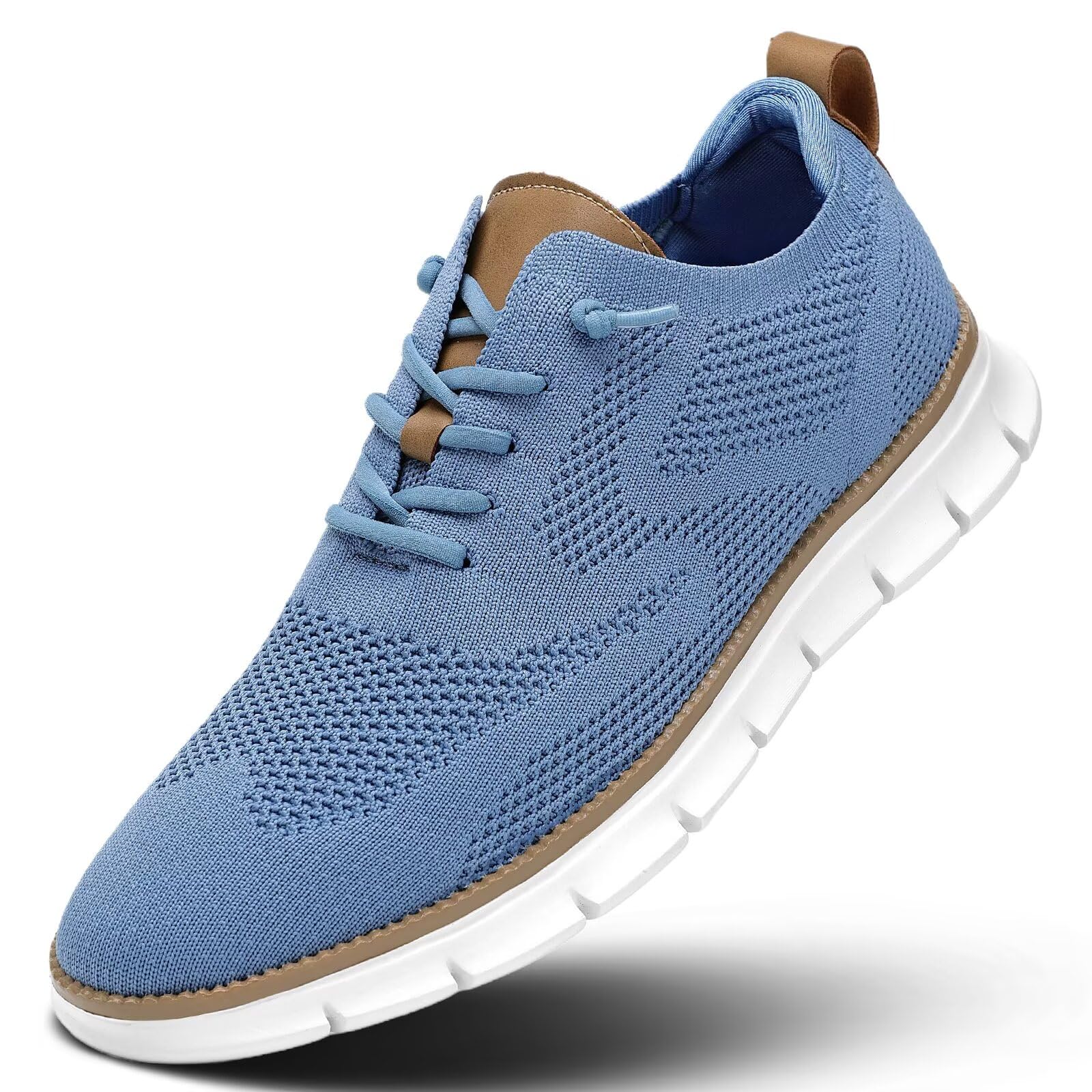 Men's Casual Business Shoes Fashion Mesh Dress Oxfords Walking Work Boat Sneakers Comfortable Lightweight