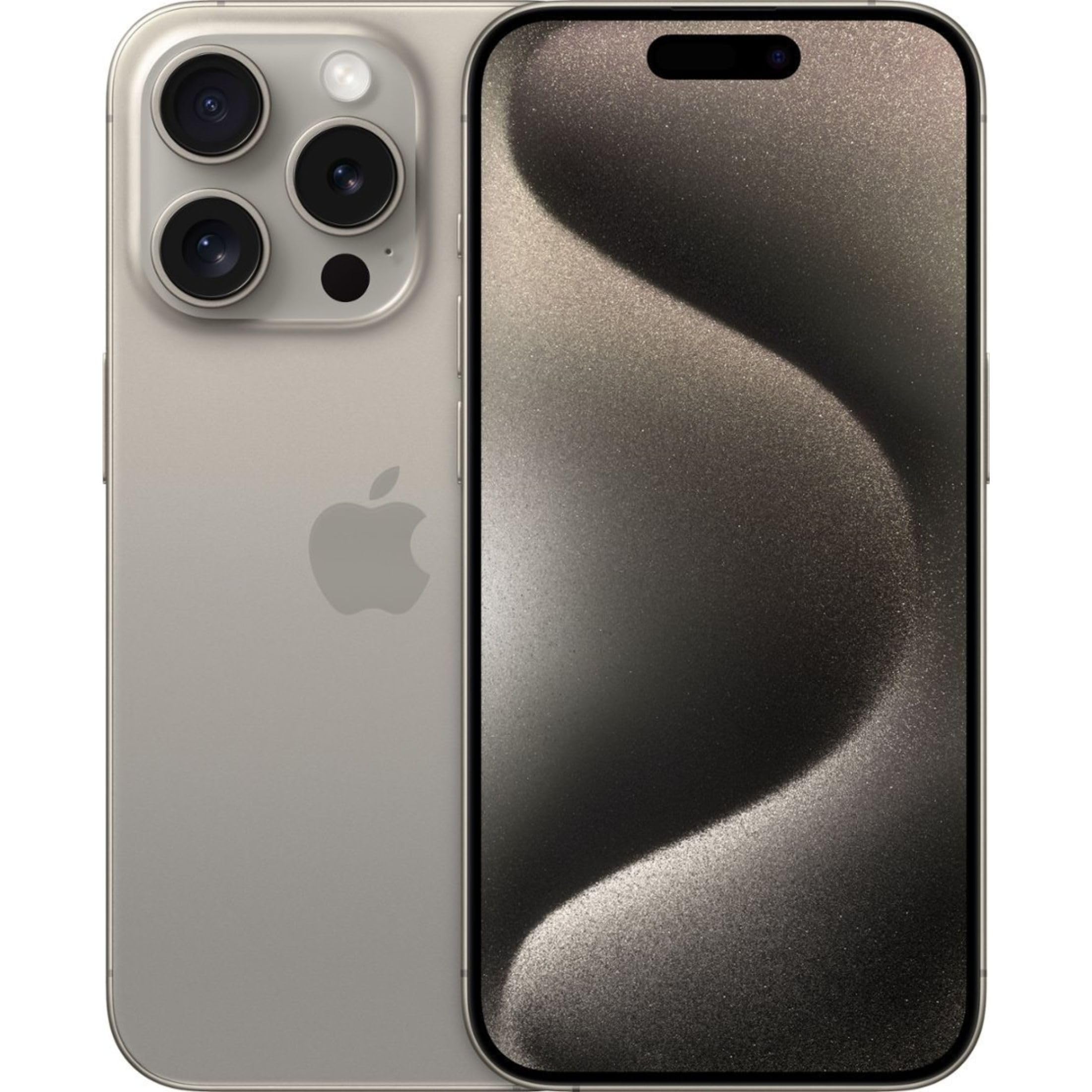 Apple iPhone 15 Pro, 512GB, Natural Titanium - GSM Carriers (Renewed)