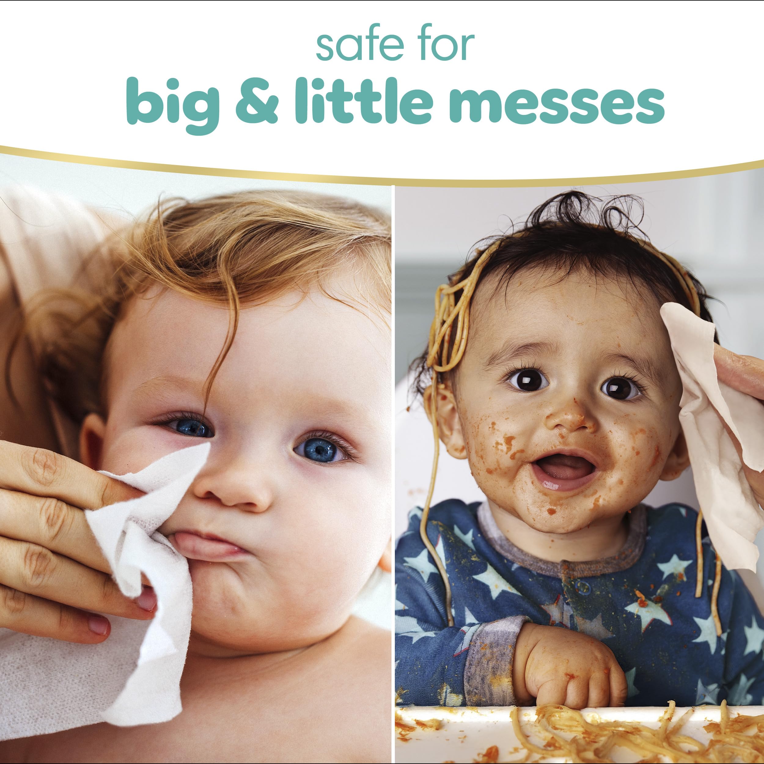 Pampers Baby Wipes, Sensitive, Water Based Wipe, Clinically Proven, Hypoallergenic, and Unscented for Babies, 1344 Wipes Total (16 Flip-Top Packs) [Packaging May Vary]