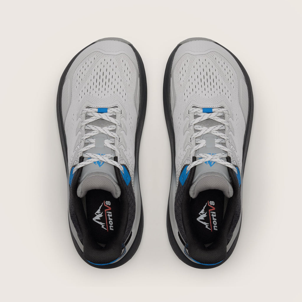 NORTIV 8 Men's Wide Toe Box Trail Running Shoes Cushion Walking Barefoot Tennis Workout Gym Cross Training Shoe Fashion Sneakers Whitney,Size 13,Black/Light Grey,SNRS25001M