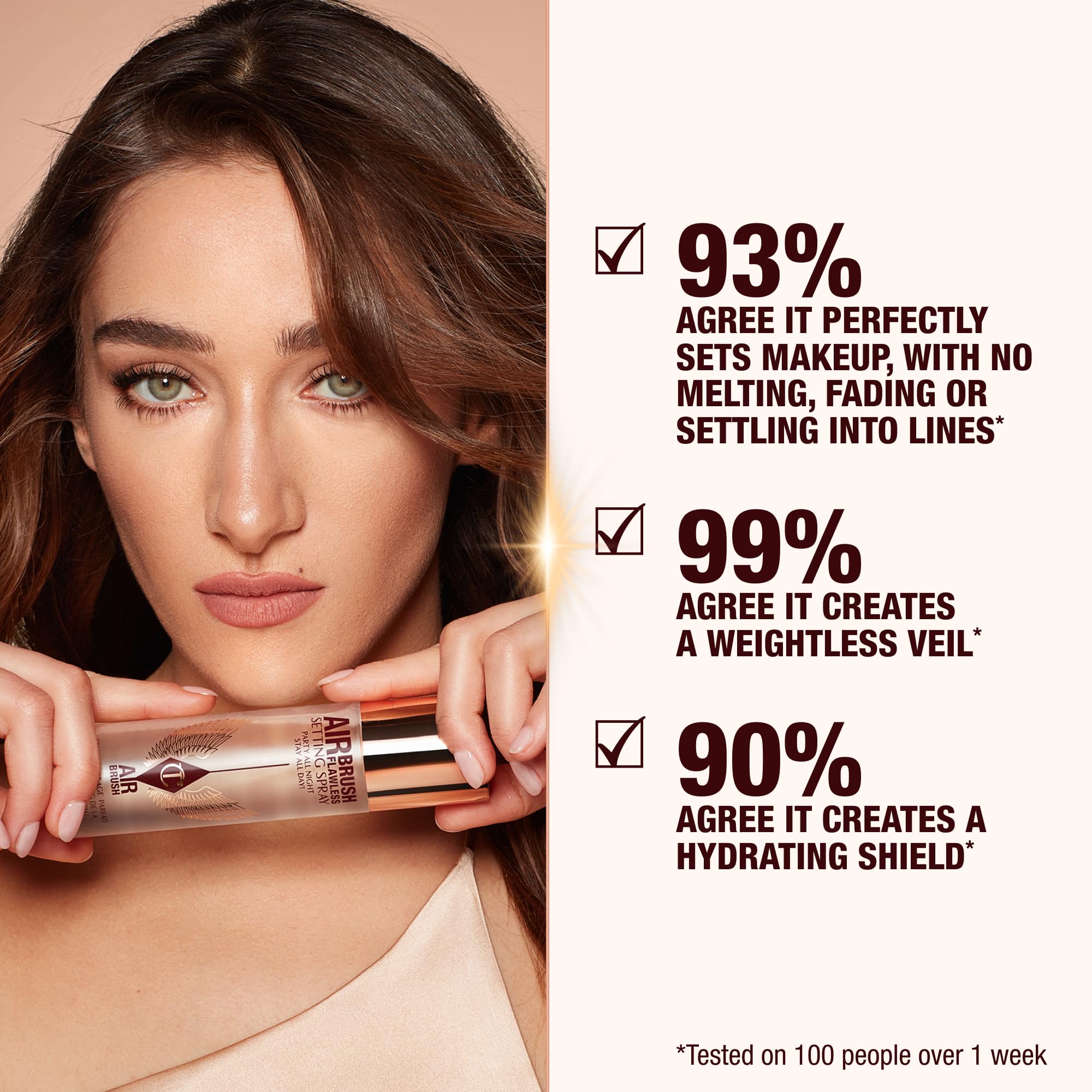 Charlotte Tilbury Protect & Prime Makeup Kit - Invisible UV Flawless Primer SPF 50 + Airbrush Flawless Setting Spray Duo - Hydrating, Smoothing & Long-Wear Makeup Essentials
