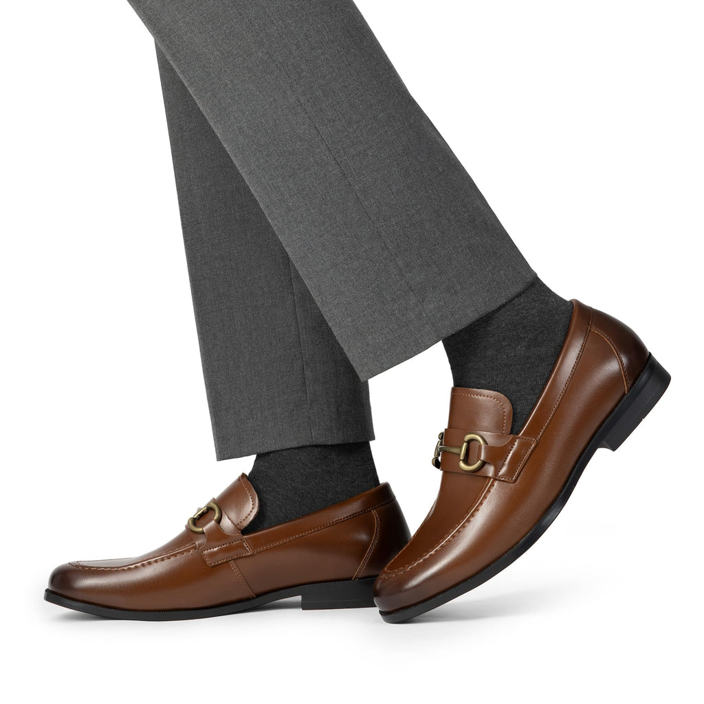 Bruno Marc Men's Dress Loafers Slip-on Formal Shoes,Size 13,Dark Brown,SBLS2410M