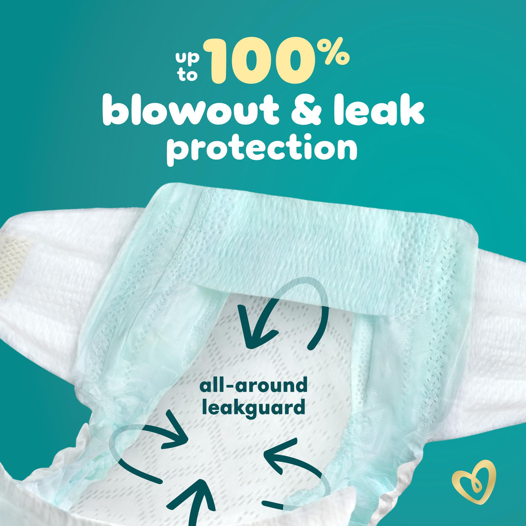 Pampers Swaddlers Diapers, Size 0 (up to 10 lbs), 84 Count, Absorbent, Keeps Baby Dry and Comfortable, Skin Safe Disposable Baby Diaper (Packaging May Vary)