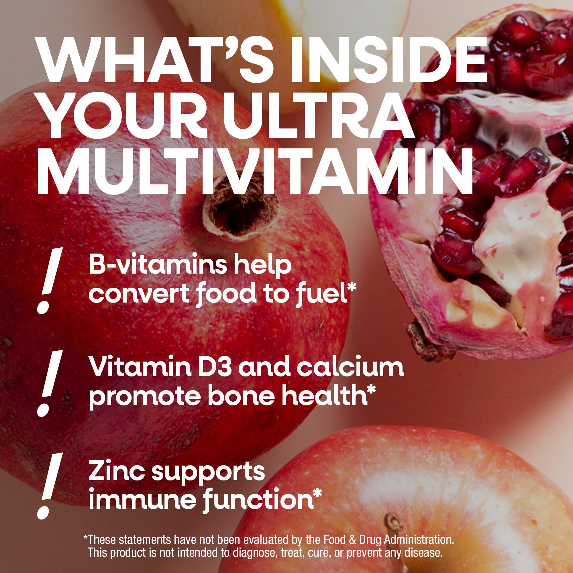 Nature's Way Alive! Men’s 50+ Daily Ultra Multivitamin, High Potency Formula, Supports Healthy Brain, Eyes & Heart*, with Methylated B12, Gluten-Free, 60 Tablets (Packaging May Vary)