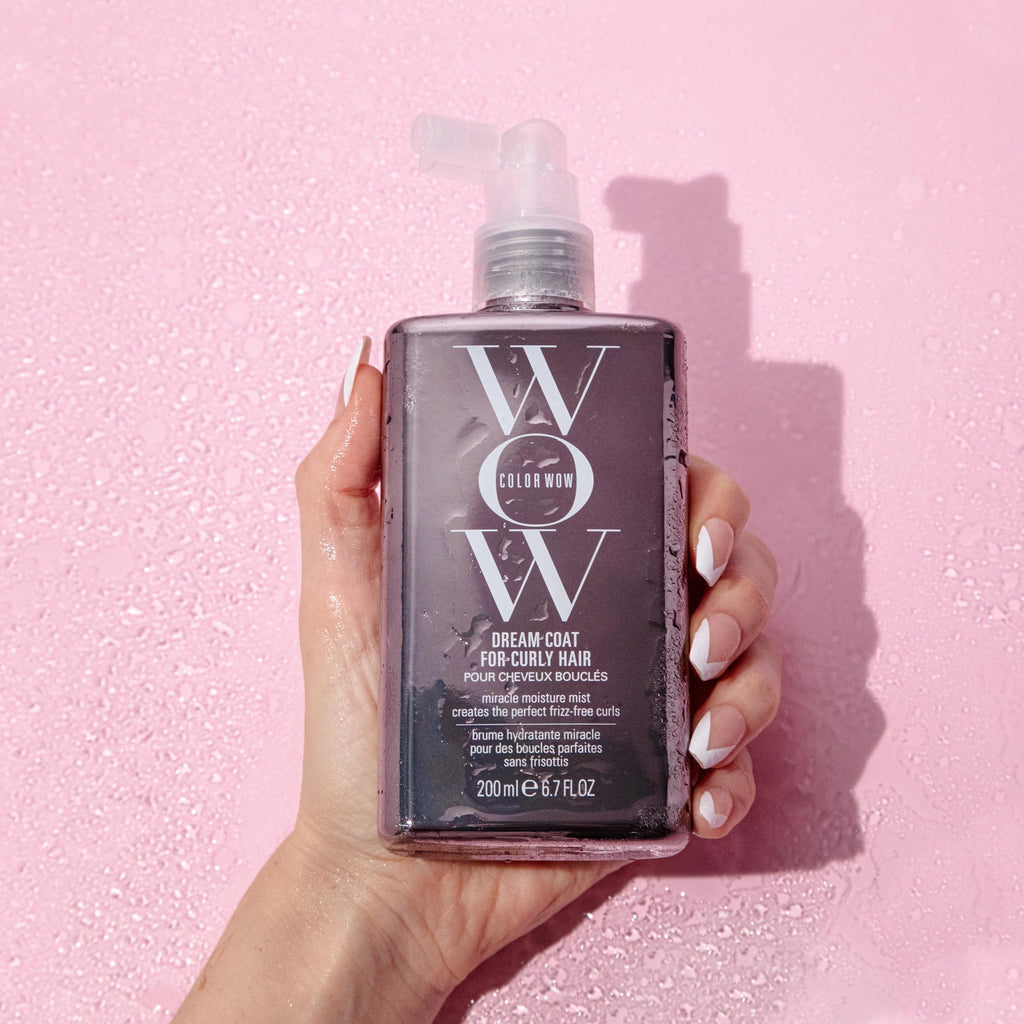 COLOR WOW Dream Coat for Curly Hair – Frizz-Free Curls Made Easy, Moisture-Boosting Spray, Curl-Enhancing Formula