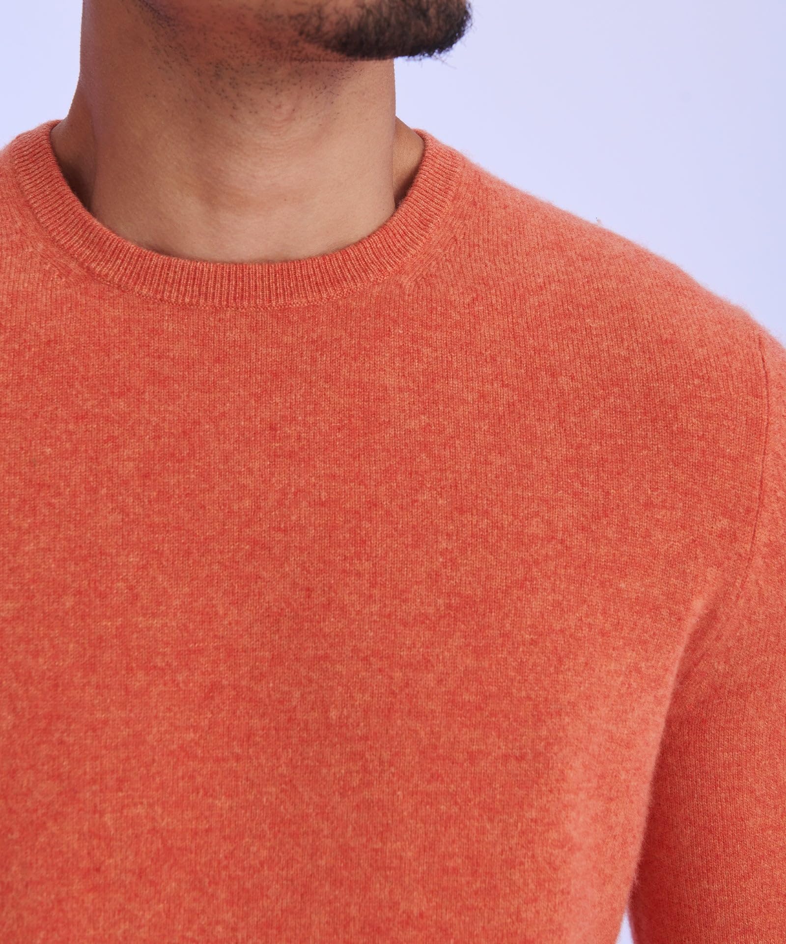 The Original Cashmere Crewneck Sweater Men's (US, Alpha, X-Large, Regular, Regular, Nectar)