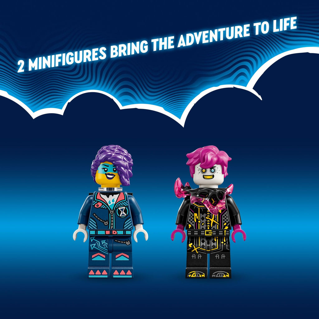 LEGO DREAMZzz Zoey’s Cat Motorcycle Bike Toy with 2 Minifigures, Creative Toy for Kids Ages 7 and Up, Rebuild an Animal Figure into a Bike, 71479