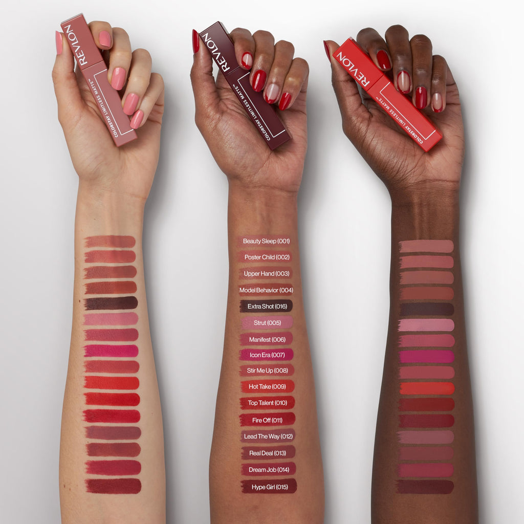 Revlon ColorStay Limitless Matte Liquid Lipstick, Vegan Formula, No-Budge, Longwear Lip Color, Long Lasting, Lightweight/Comfortable, Waterproof, 010 Top Talent, 0.17 fl oz