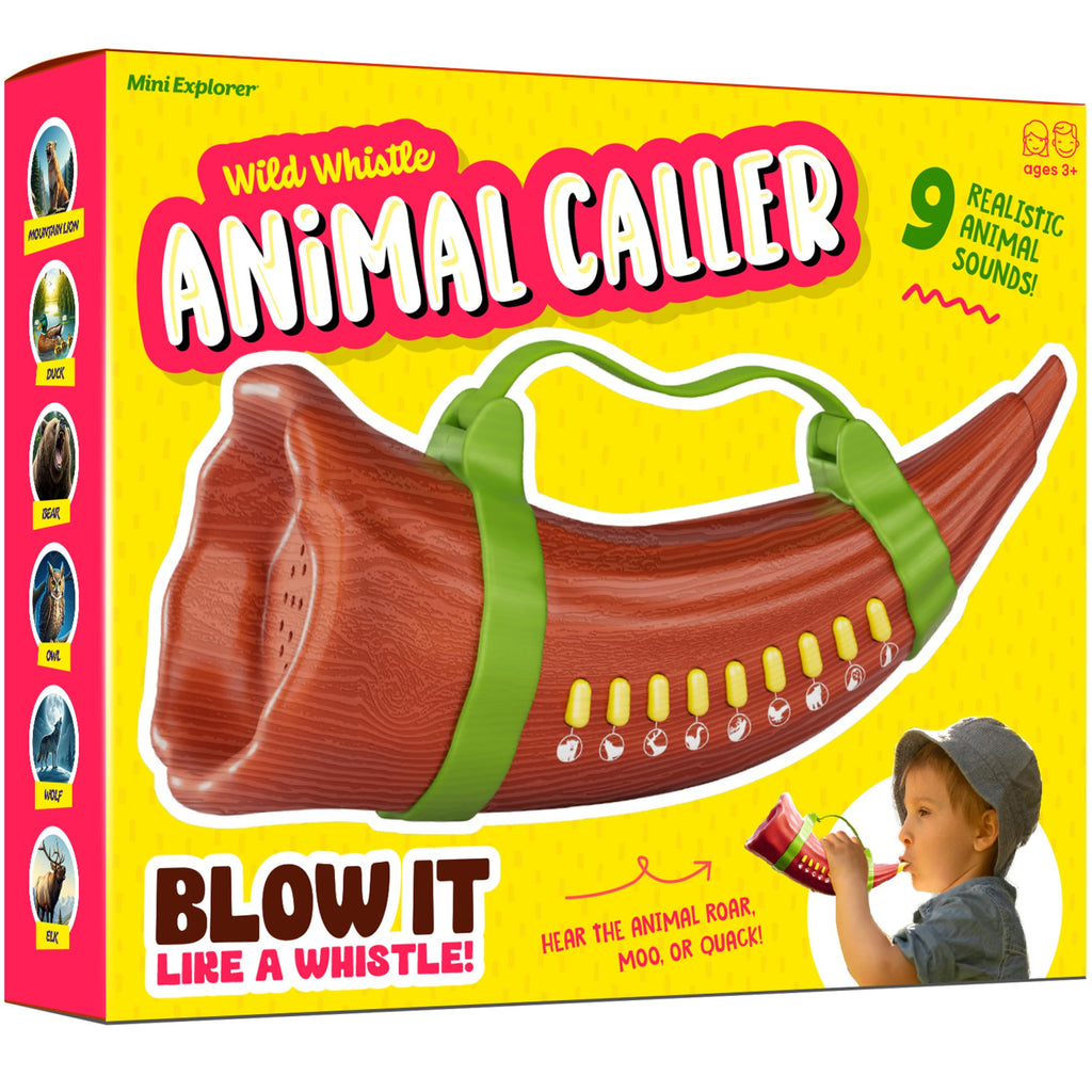 Mini Explorer Animal Caller for Kids Rechargeable - Kids Outdoor Toys Gifts - Outdoor Toys for Boys Ages 3 4 5 6 7 Years - Toy for 4 Year Old Boys - 3 Year Old Boy Gift 3-5, 4-6, 5-7 - Birthday Gifts