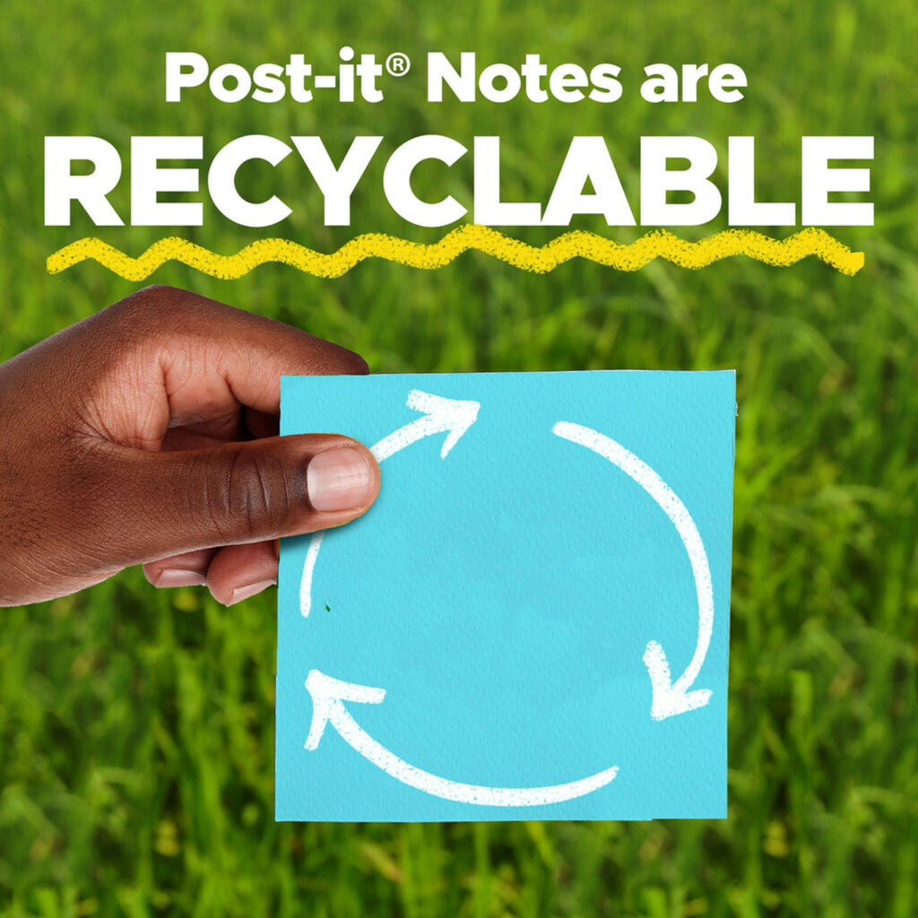 Post-it Super Sticky Notes, 24 Sticky Note Pads, 3 x 3 in., Ideal for Organization in Your Dorm, Home or Office, 2X The Sticking Power, Supernova Neons Collection