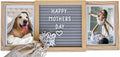 Personalized Picture Frame with Custom Letter Board – Two Photo Display for Mom, Grandma, Best Friend Frame, Sisters, or Couples – Custom Photo Frame and Personalized Wedding or Friendship Gift