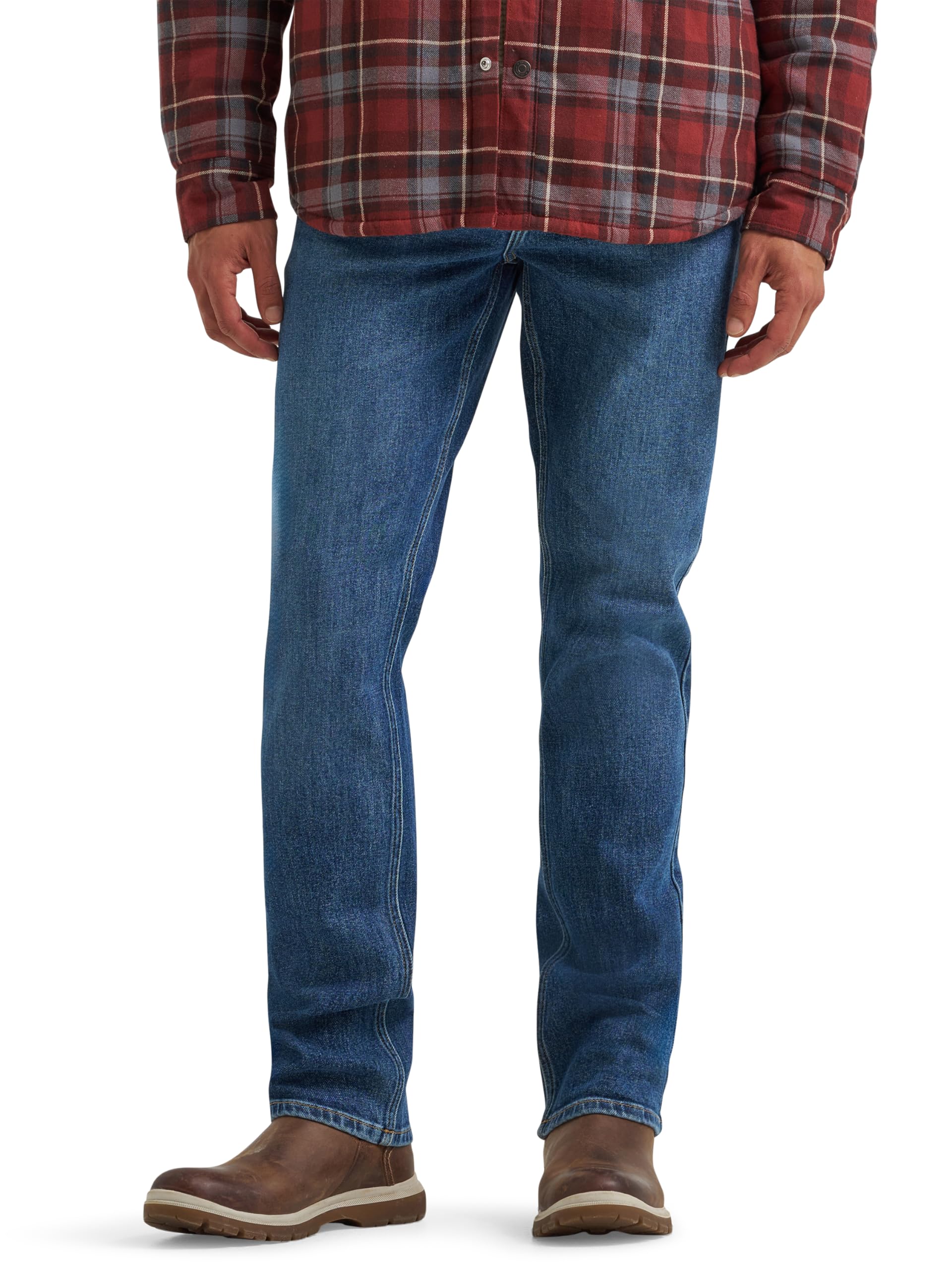 Wrangler Men's Free to Stretch Slim Fit Jean, Cool Blue, 38W x 29L