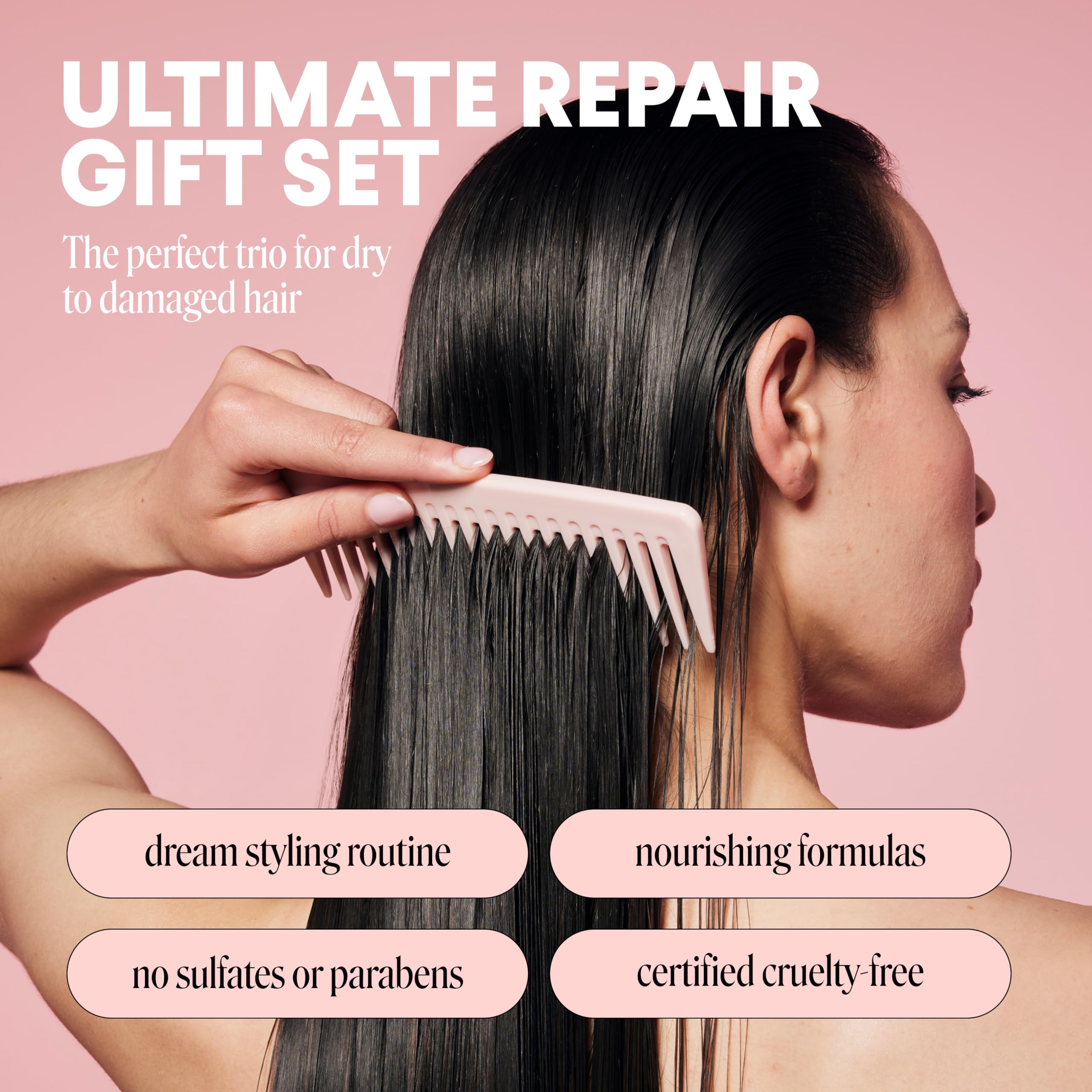 MONDAY Haircare Ultimate Repair Gift Set with REPAIR Shampoo, REPAIR Conditioner and REPAIR Leave-In