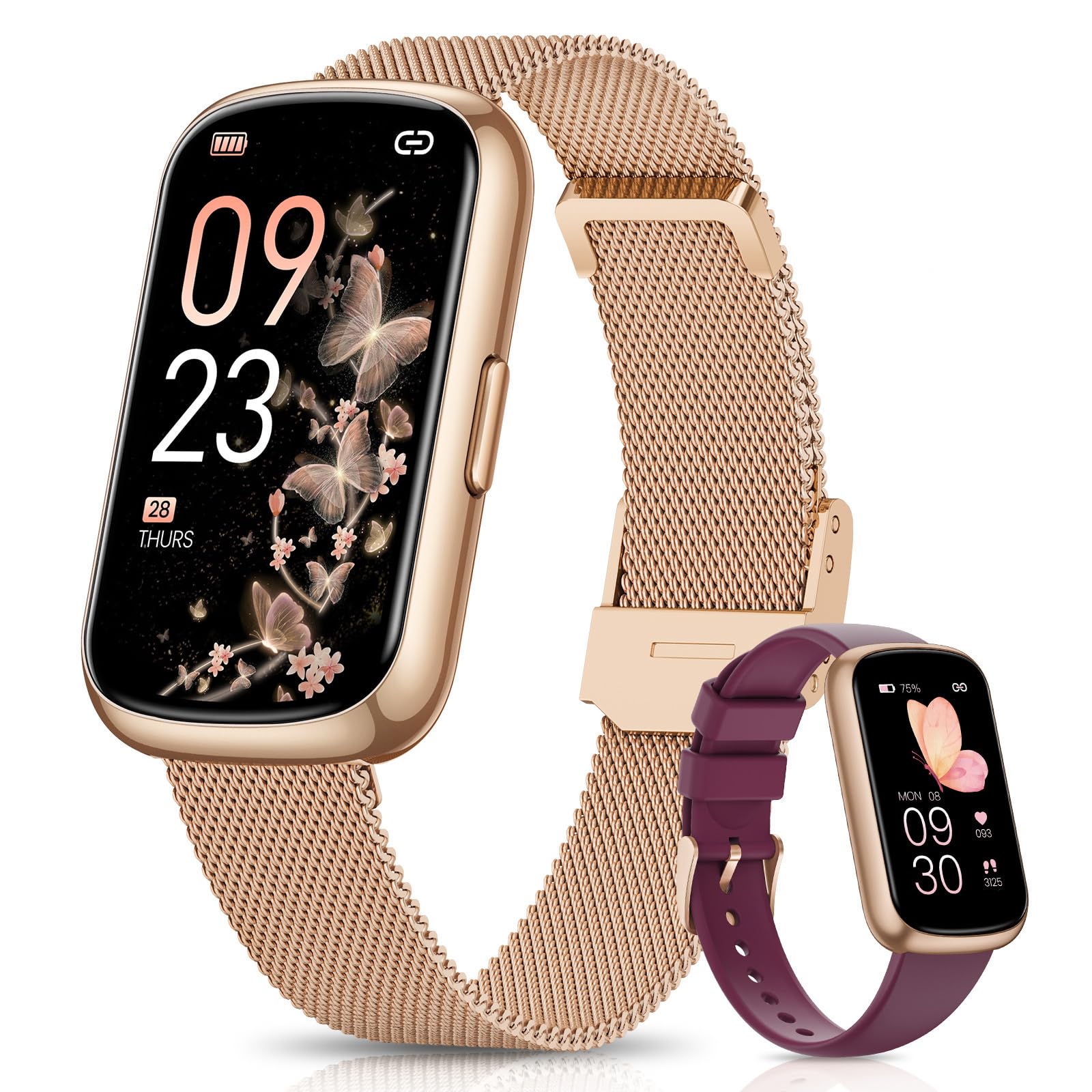 Fitness Watches for Women, Fitness Tracker Watch with Heart 24H Rate/Blood Oxygen/Sleep Monitor, 20+ Sports Modes Smart Watches for Women, Activity Tracker and Smartwatch for Android/iOS Phones