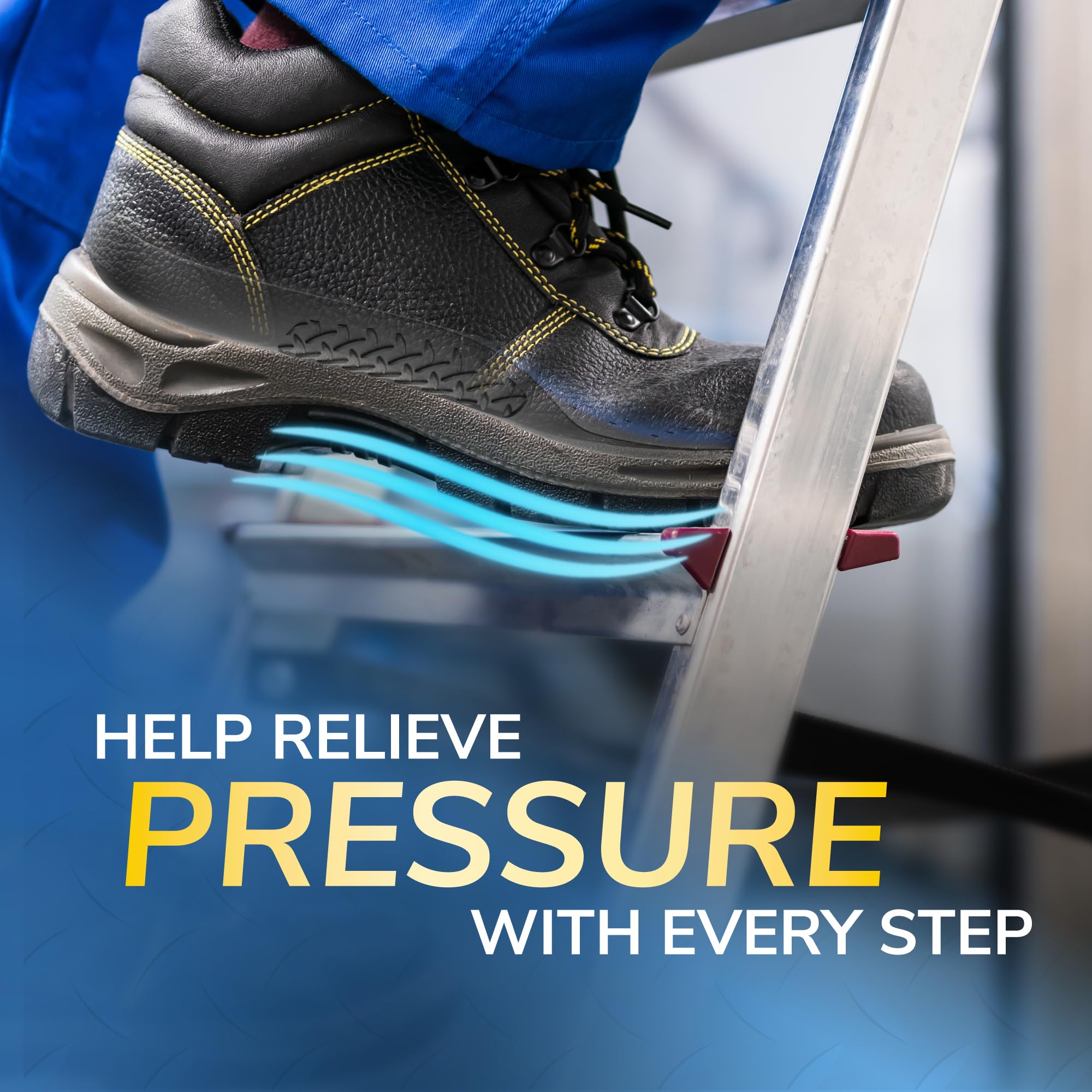 Dr. Scholl's Work All-Day Superior Comfort Insoles (with) Massaging Gel, Men, 1 Pair, Trim to Fit
