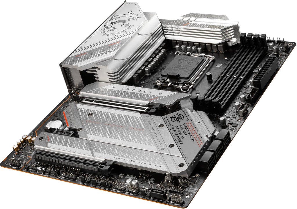 MSI MPG Z790 Edge WiFi Gaming Motherboard (Supports 12th/13th/14th Gen Intel Processors, LGA 1700, DDR5, PCIe 5.0, M.2, 2.5Gbps LAN, USB 3.2 Gen2, Wi-Fi 6E, Bluetooth 5.3, ATX)