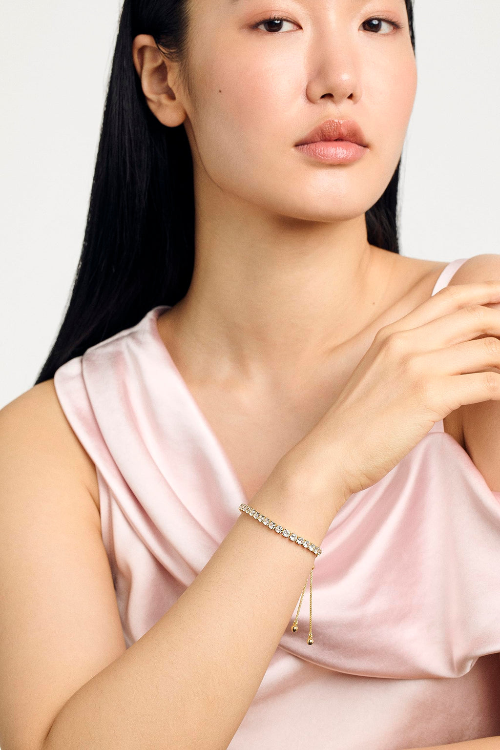 Ted Baker London Melrah Icon Crystal Slider Adjustable Tennis Bracelet for Women