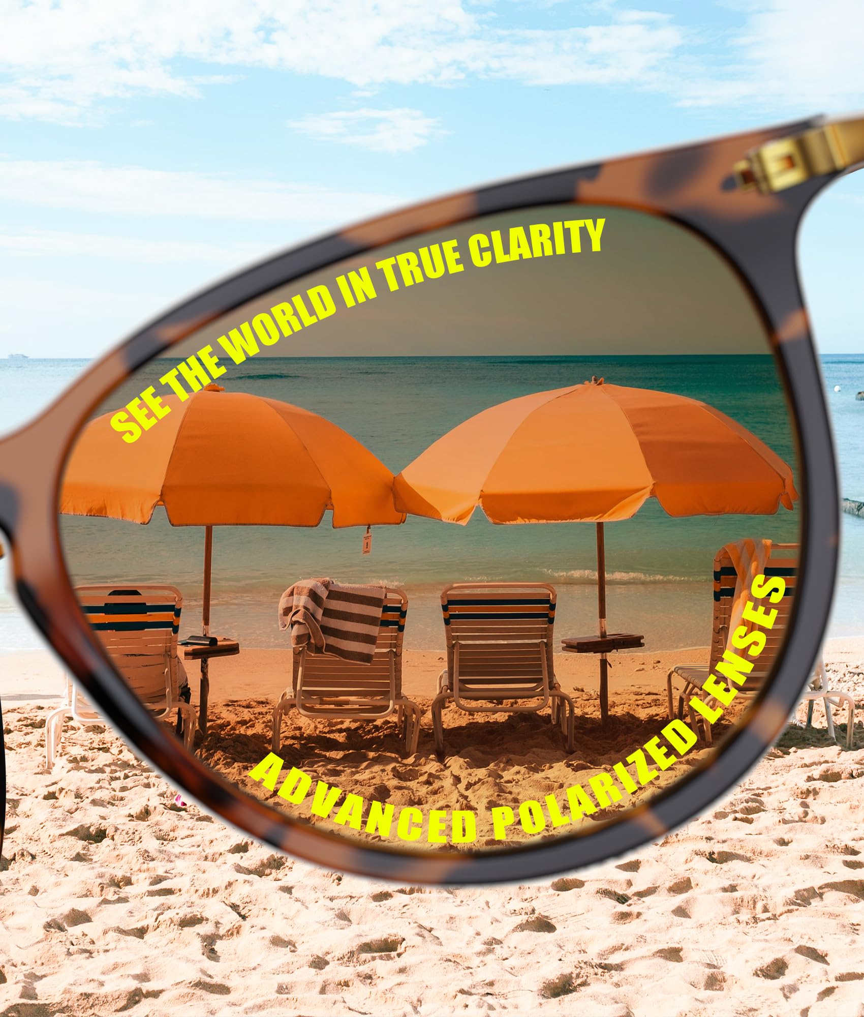 QALLY Sunglasses Womens Polarized Sunglasses-Women: Retro Round Sun Glasses with UV400 Protecion Trendy 3 Pack