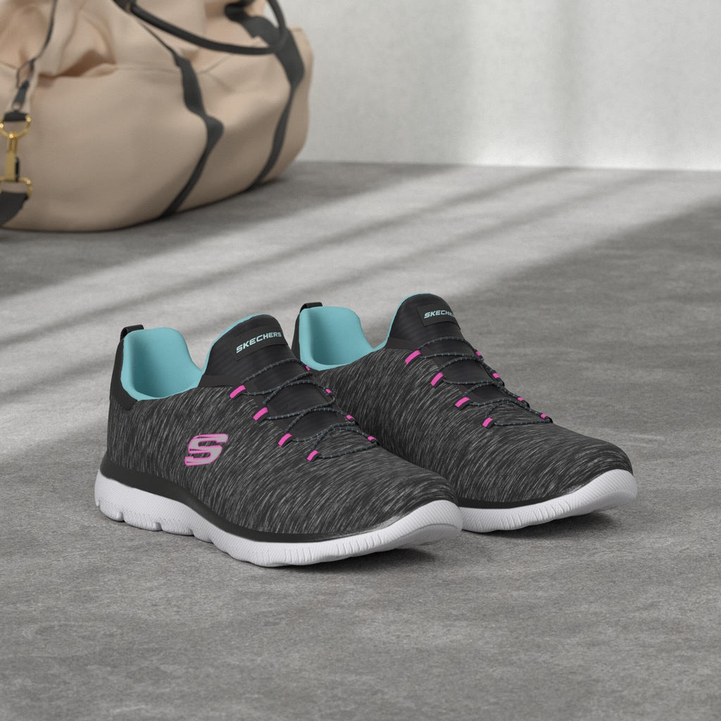 Skechers Women's Summits-Quick Getaway Shoe, Bklb, 10 M US