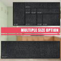 Kuyal Front Door Mat, 2'x3' Indoor Outdoor Entrance Mats, Commercial Floor Inside Outside Entrance, Heavy Duty Durable Welcome Mat, Rubber Backing Non Slip Outdoor Mats for Entryway,Dark Gray