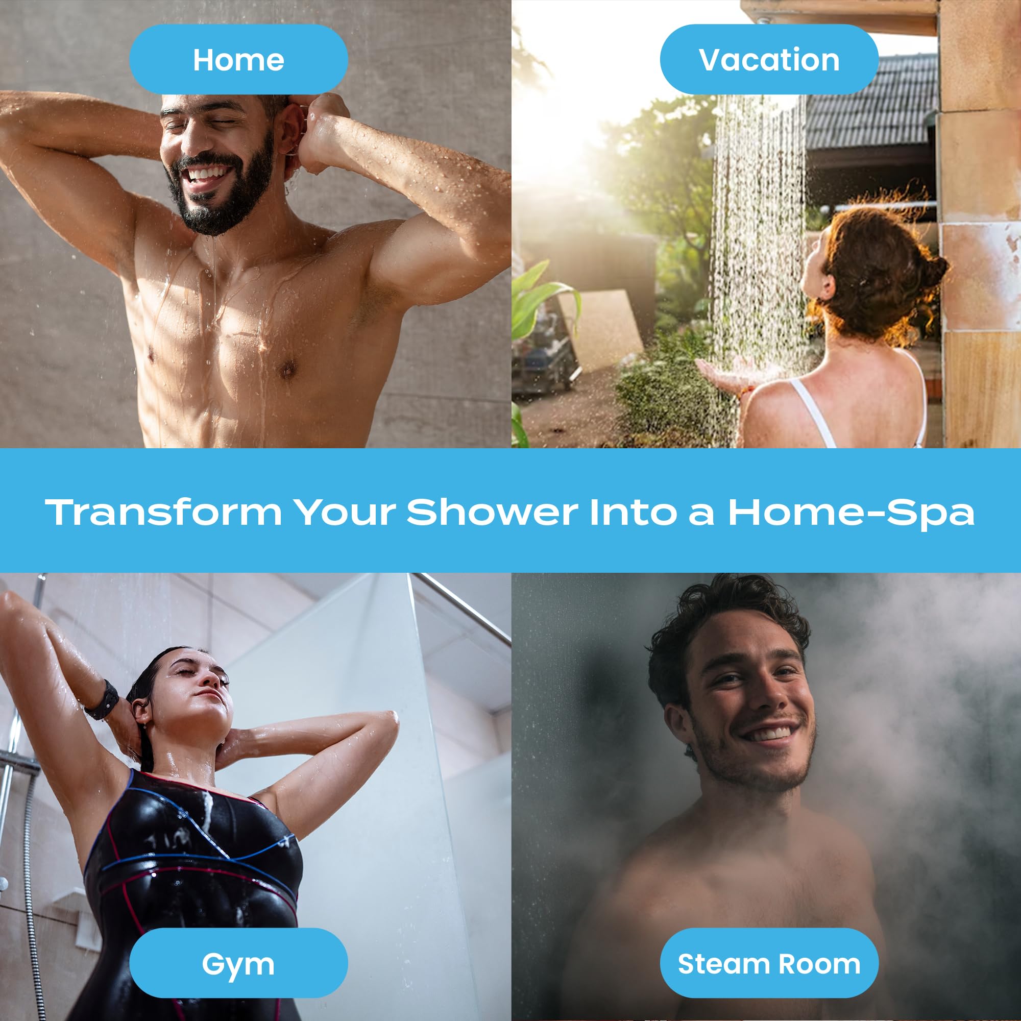 Body Restore Shower Steamers Aromatherapy 6 Pack – Fathers Day Gift for Dad, Birthday Gifts for Women and Men, Relaxation Stress Relief Self Care – Bloom