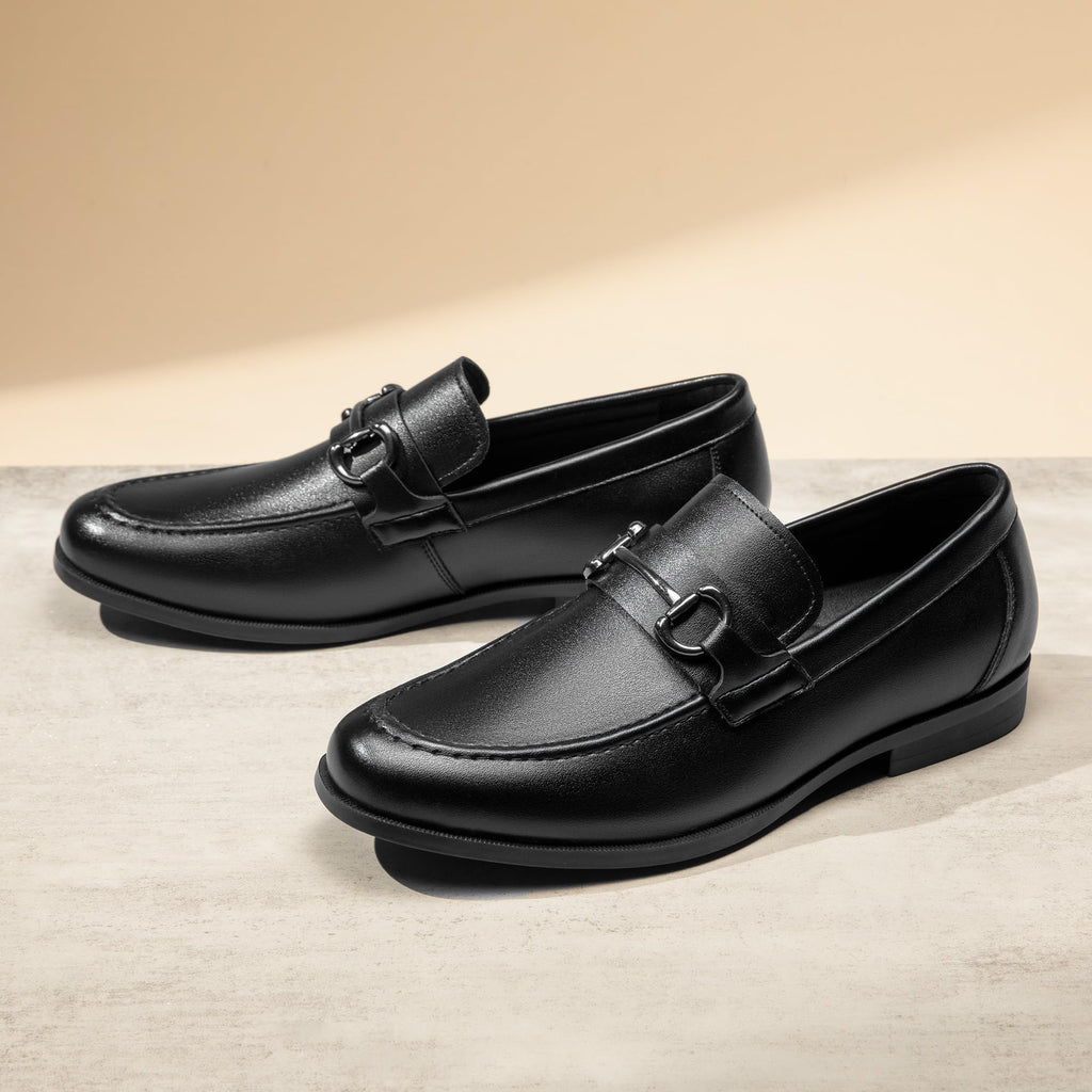 Bruno Marc Men's Dress Loafers Slip-on Formal Shoes,Size 13,Black,SBLS2410M