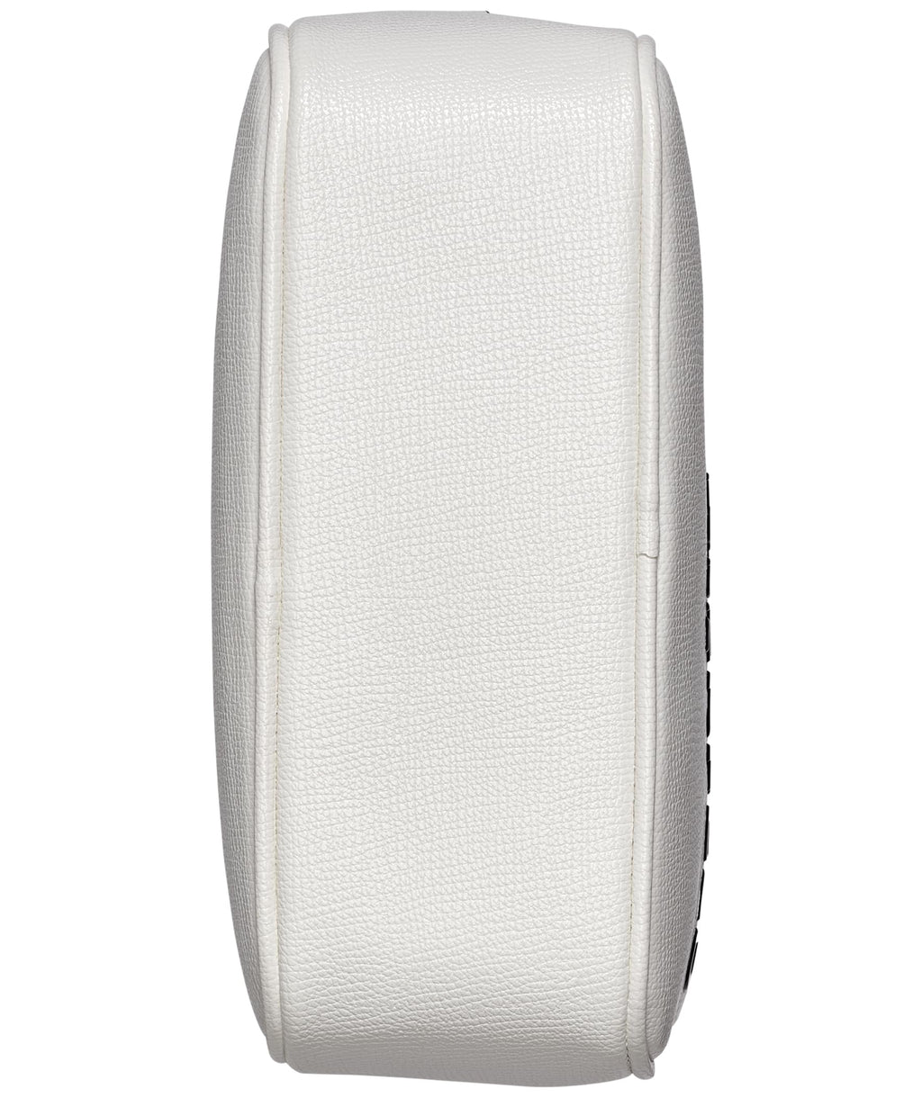 KARL LAGERFELD Women's Maybelle Solid Crossbody with Logo, Winter White/Combo, One Size